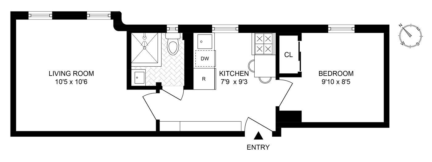 Floorplan for 227 West 11th Street, 43