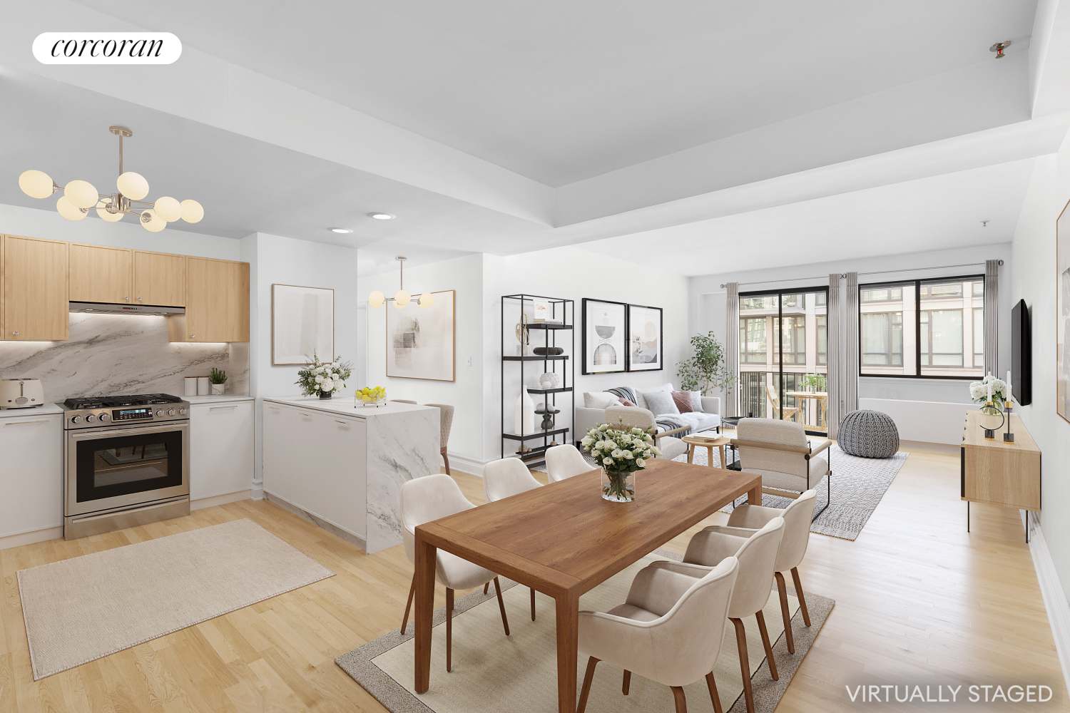 140 West 23rd Street 5C, Chelsea, Downtown, NYC - 2 Bedrooms  
2 Bathrooms  
5 Rooms - 