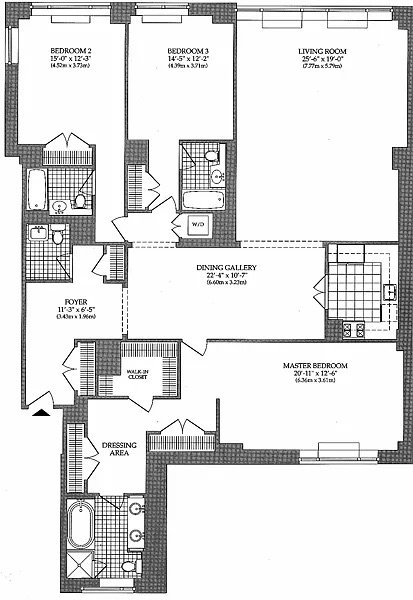 Floorplan for 300 East 77th Street, 6D