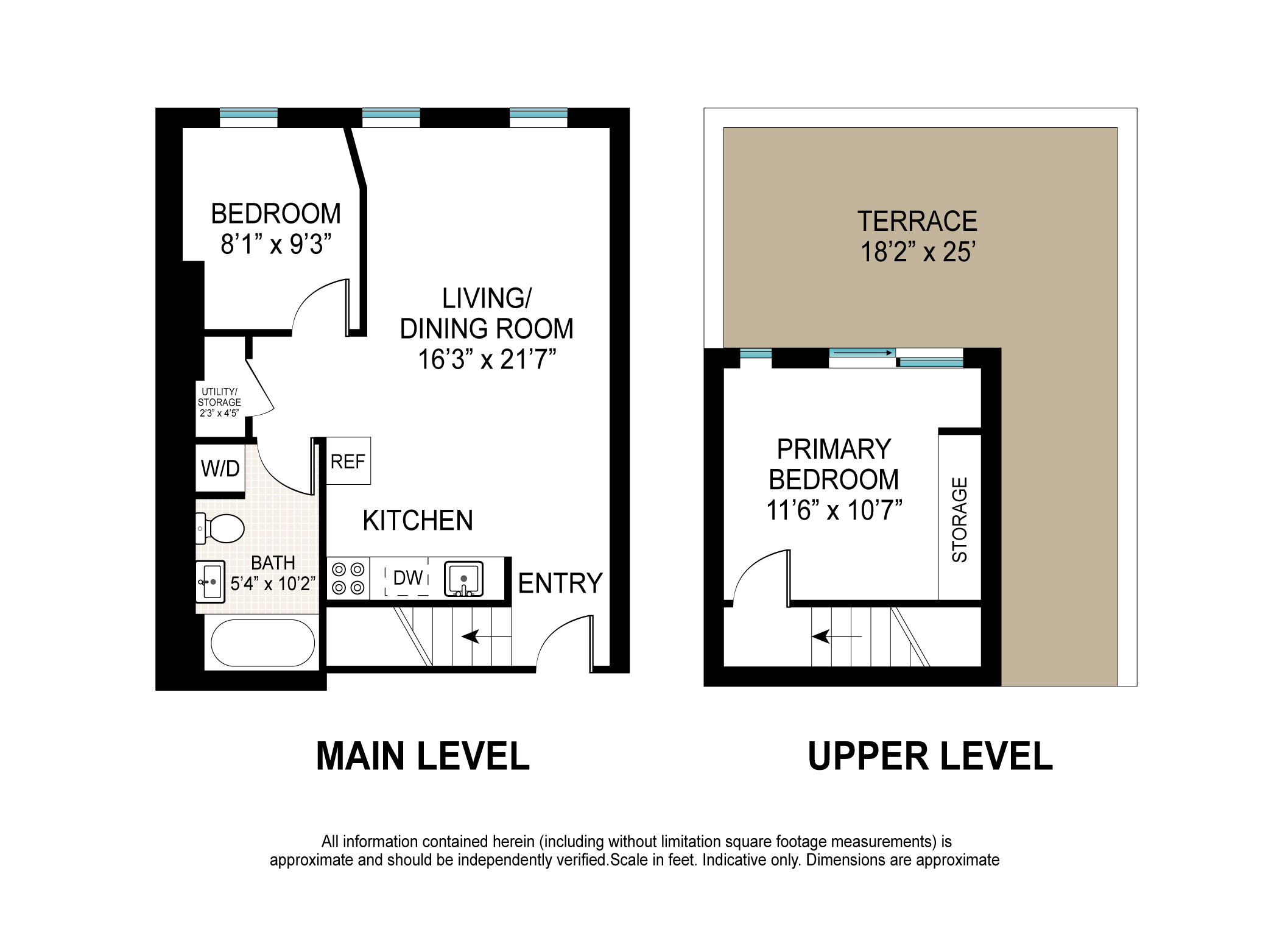 Floorplan for 158 15th Street, 3A