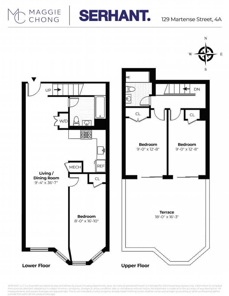 Floorplan for 129 Martense Street, 4A