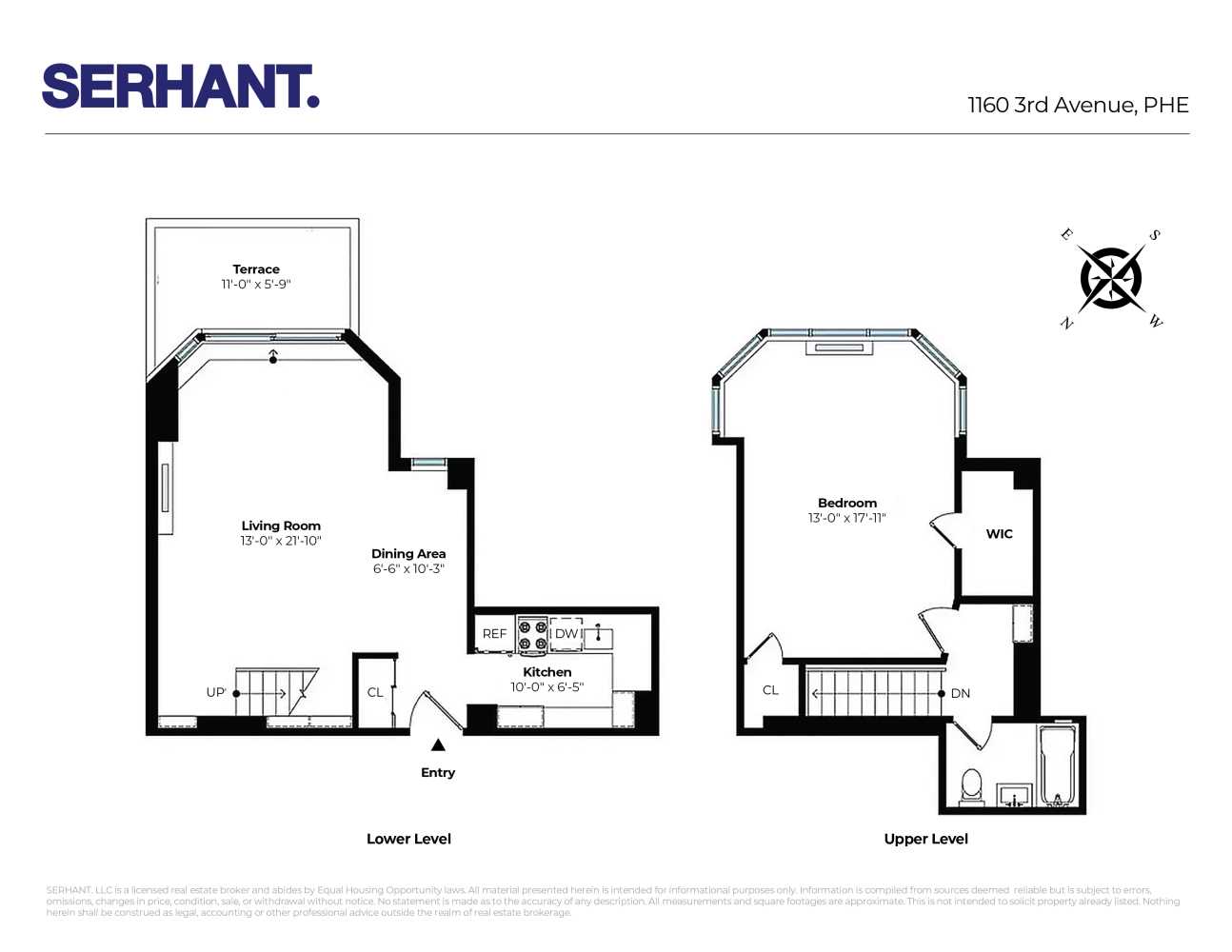 Floorplan for 1160 3rd Avenue, PHE