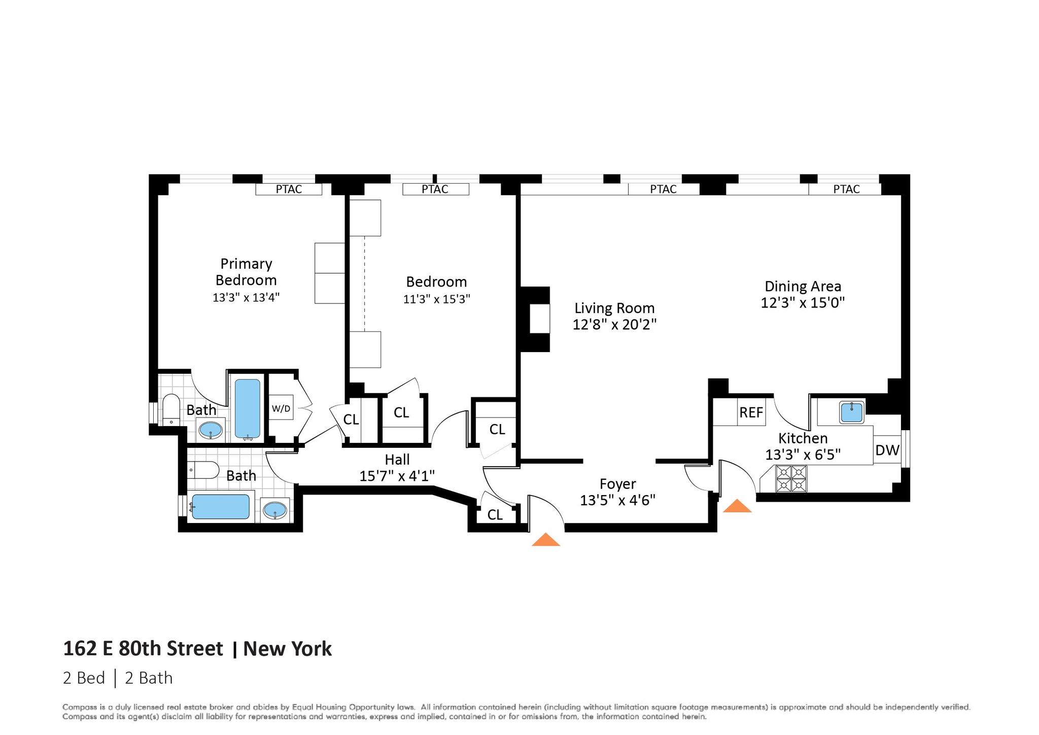 Floorplan for 162 East 80th Street, 5C