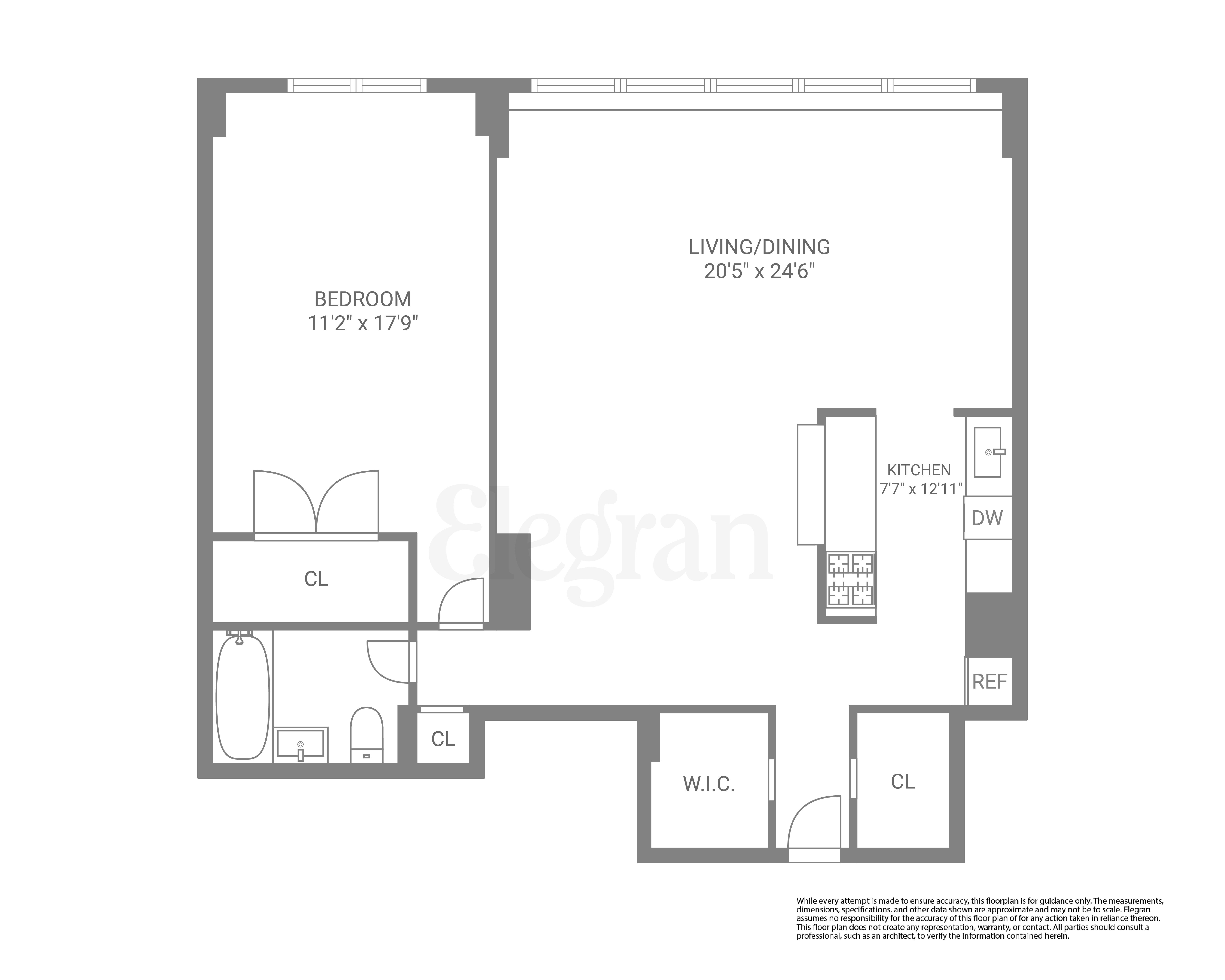 Floorplan for 155 East 34th Street, 8-F