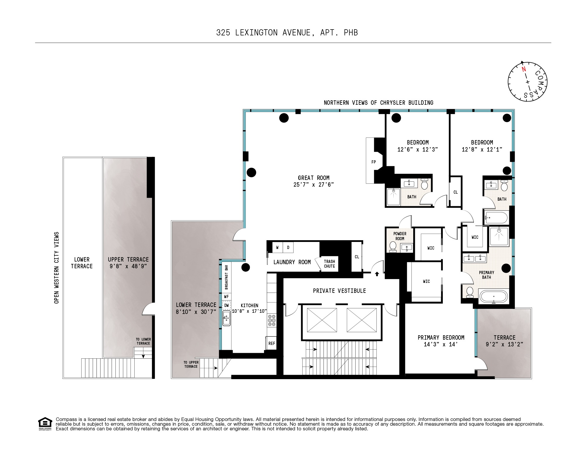 Floorplan for 325 Lexington Avenue, PHB