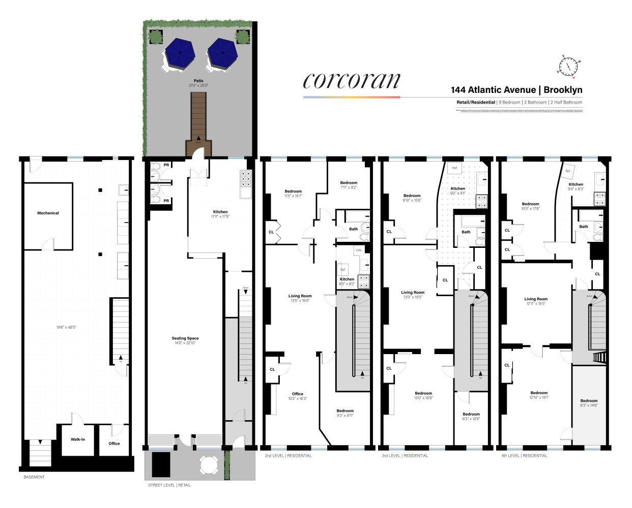 Floorplan for 144 Atlantic Avenue, BLDG