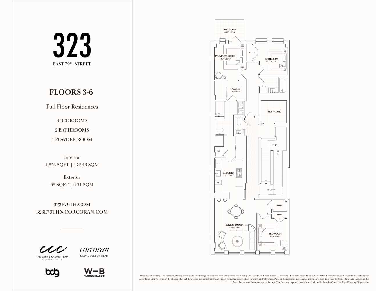 Floorplan for 323 East 79th Street, 5