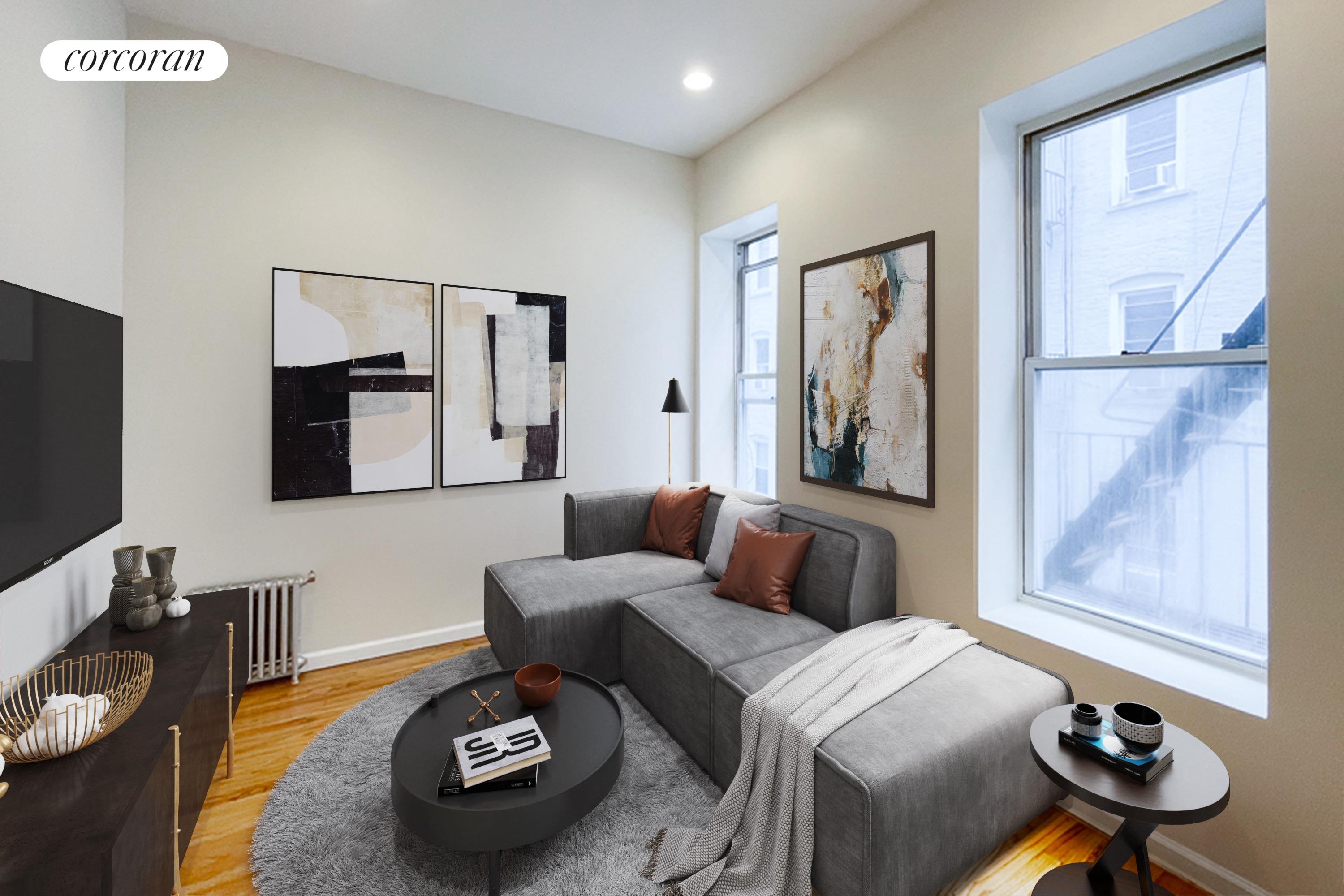 57 West 106th Street 1A, Manhattan Valley, Upper Manhattan, NYC - 2 Bedrooms  
1 Bathrooms  
4 Rooms - 