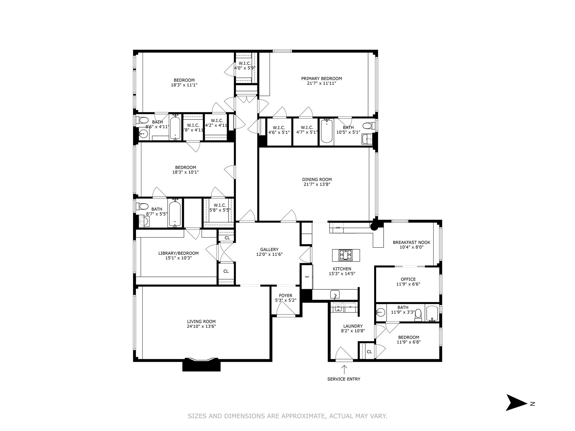 Floorplan for 333 East 57th Street, 12A