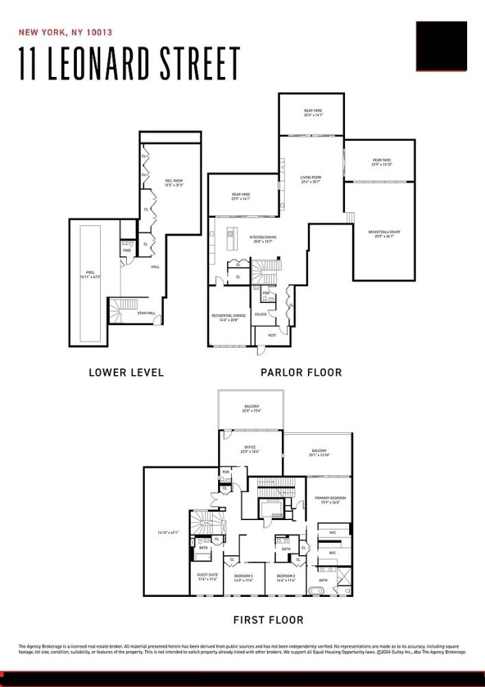 Floorplan for 11 Leonard Street, MAIS