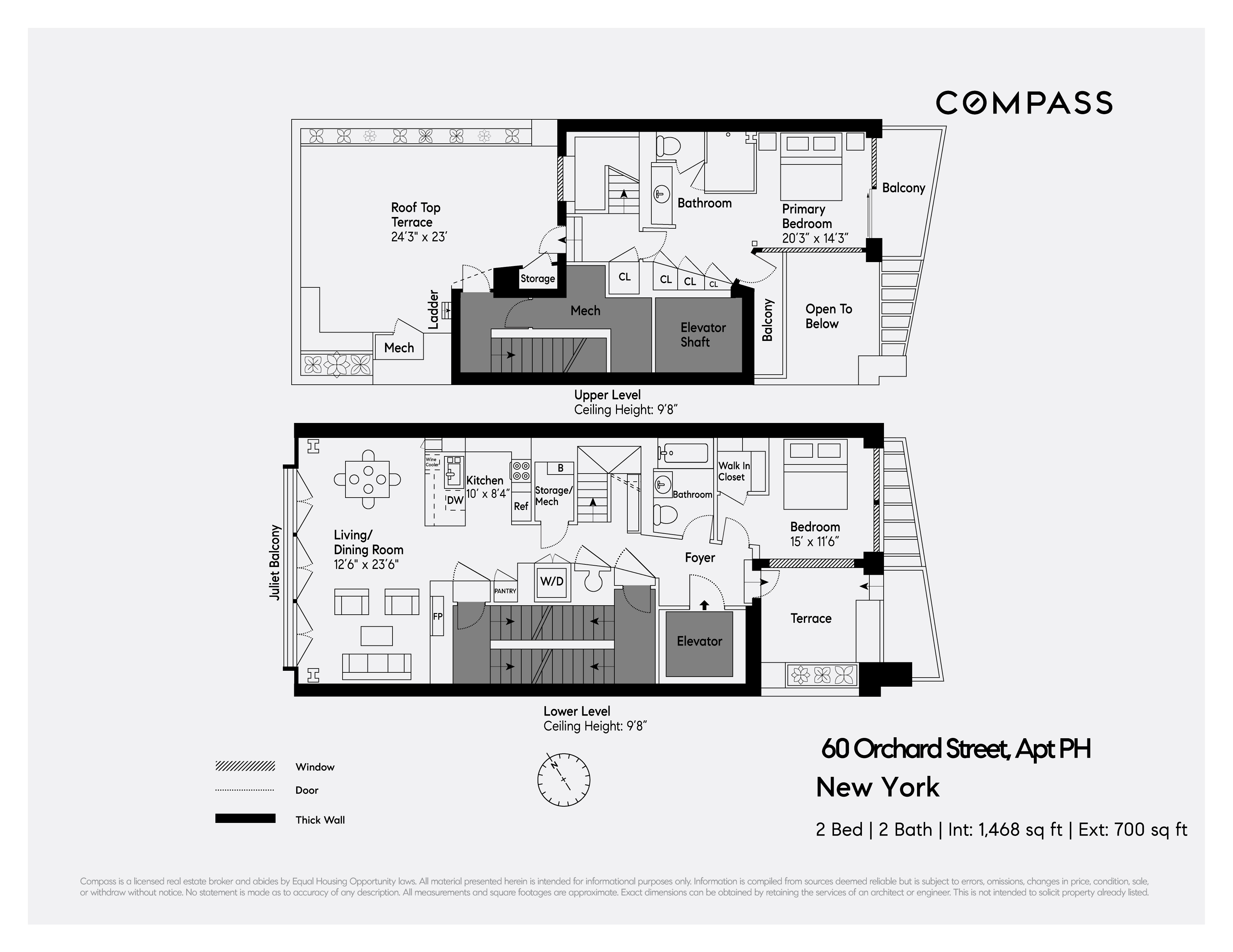 Floorplan for 60 Orchard Street, PH