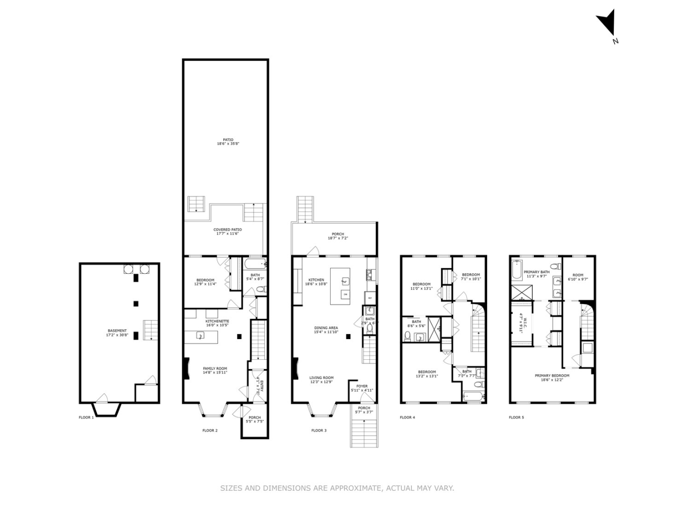 Floorplan for 159 Adelphi Street