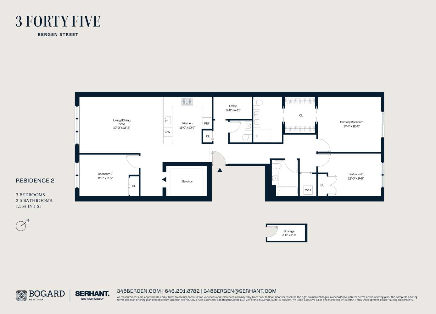 Floorplan for 345 Bergen Street, 2