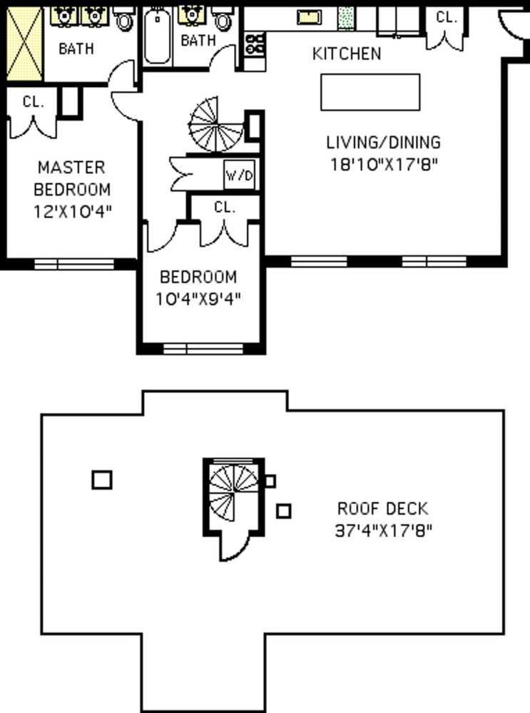 Floorplan for 1138 Ocean Avenue, 8F