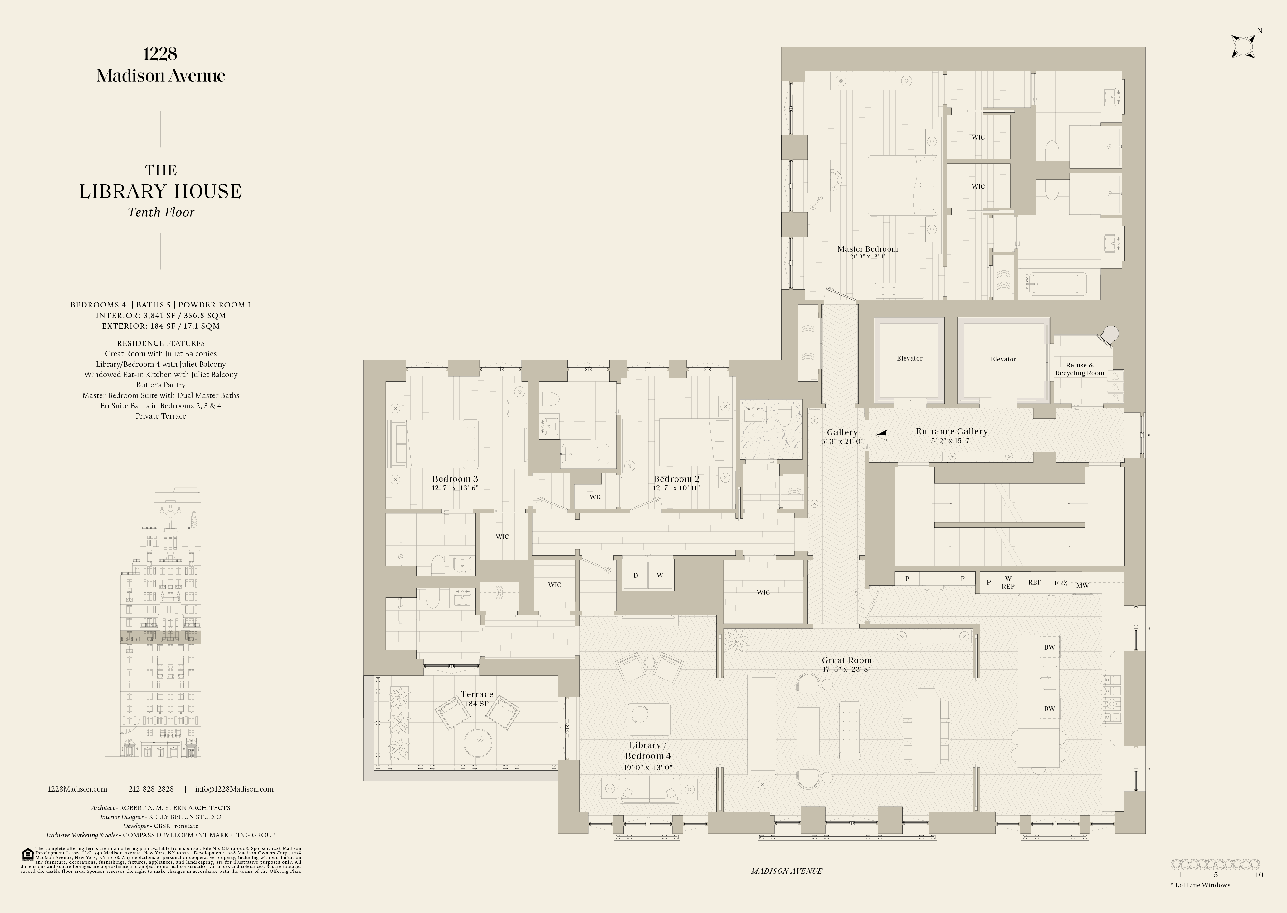 Floorplan for 1228 Madison Avenue, 10