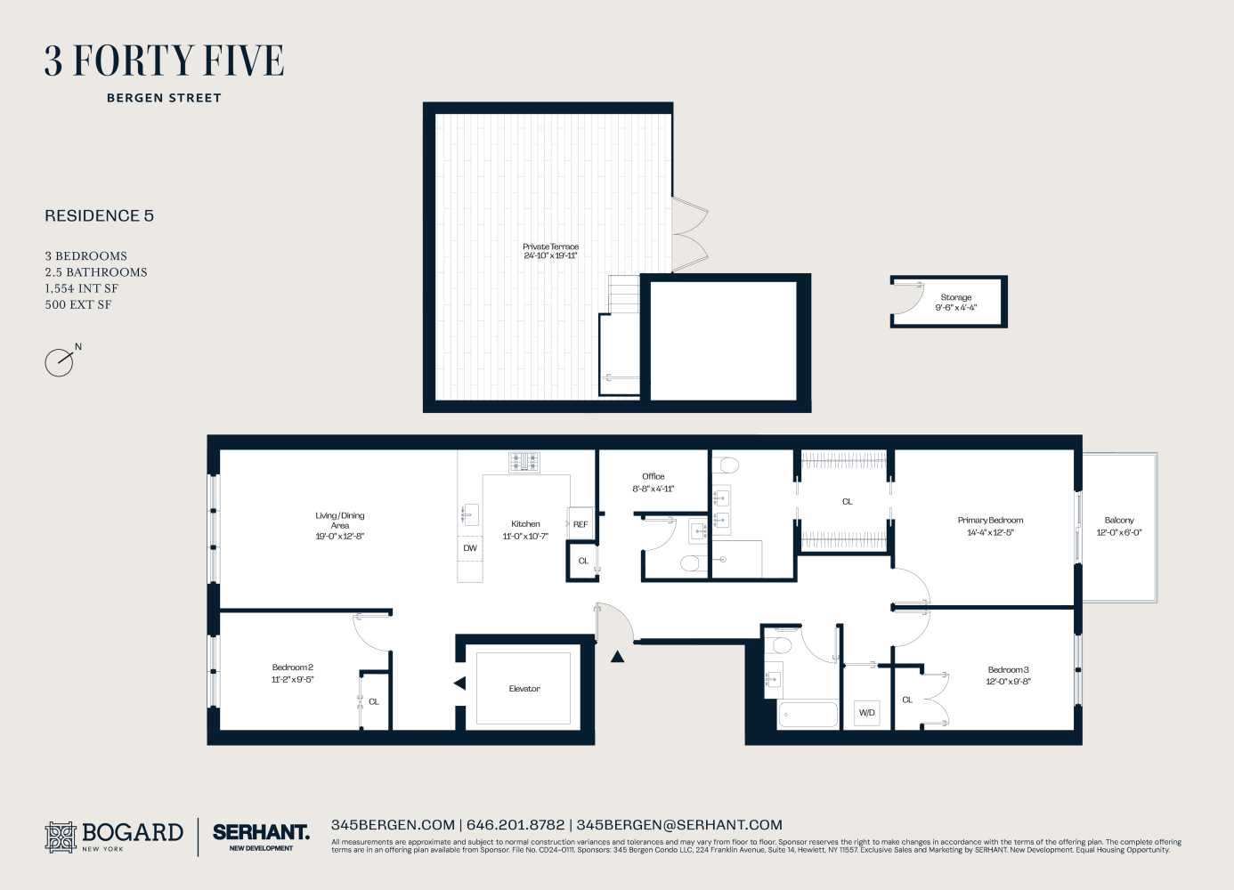 Floorplan for 345 Bergen Street, 5