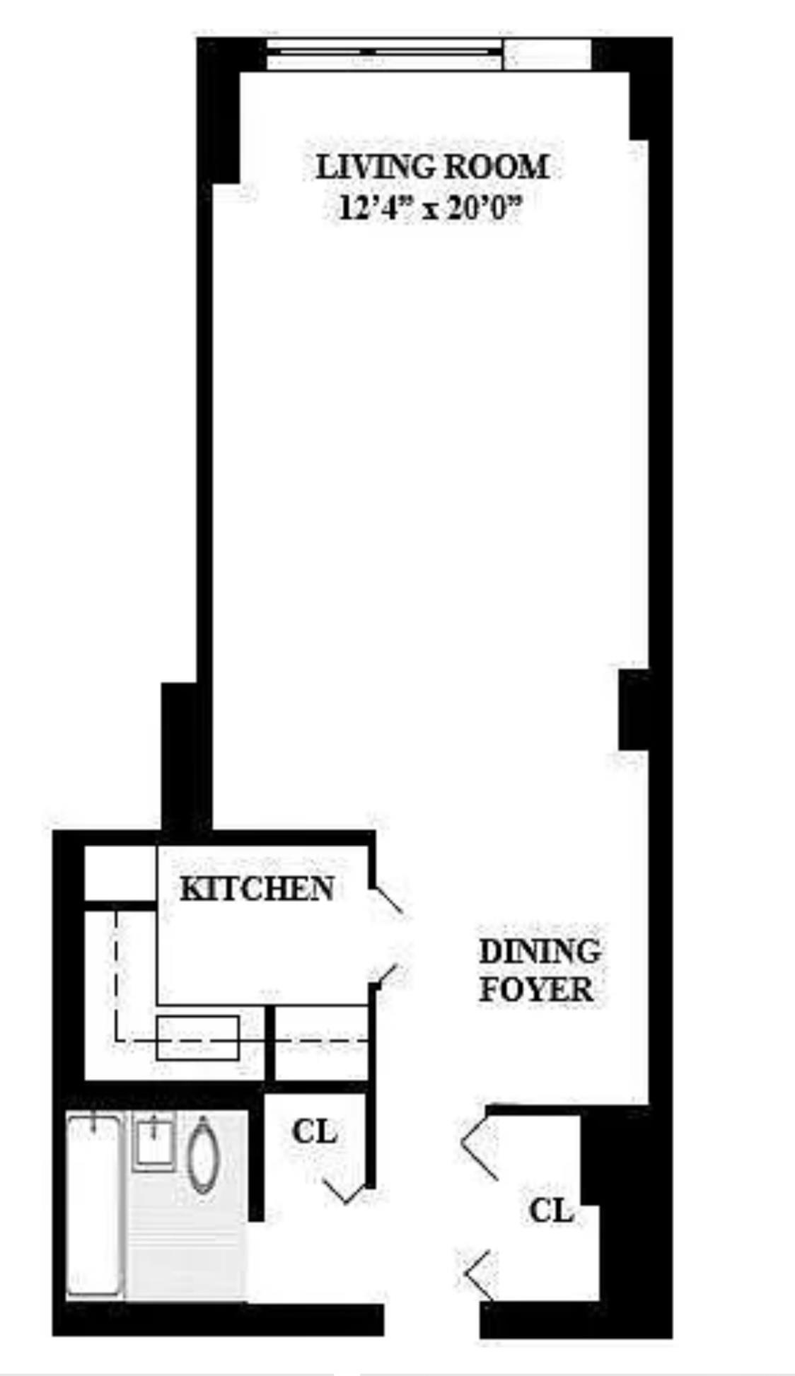 Floorplan for 16 West 16th Street, 6-HN