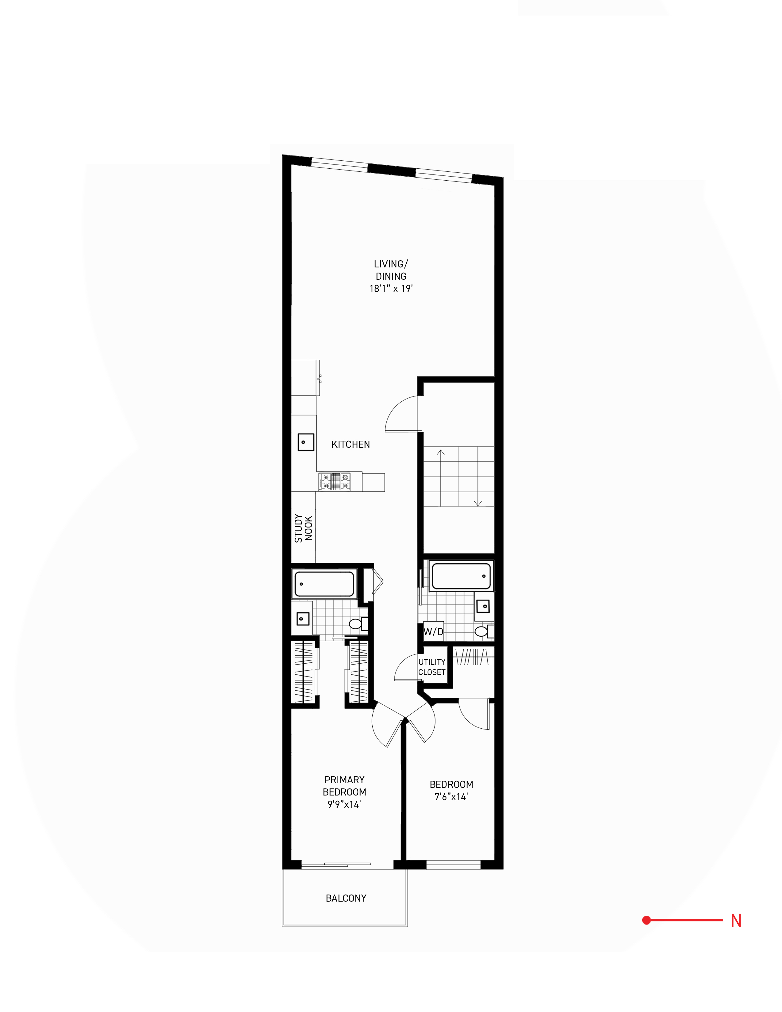 Floorplan for 233 Kent Avenue, 3