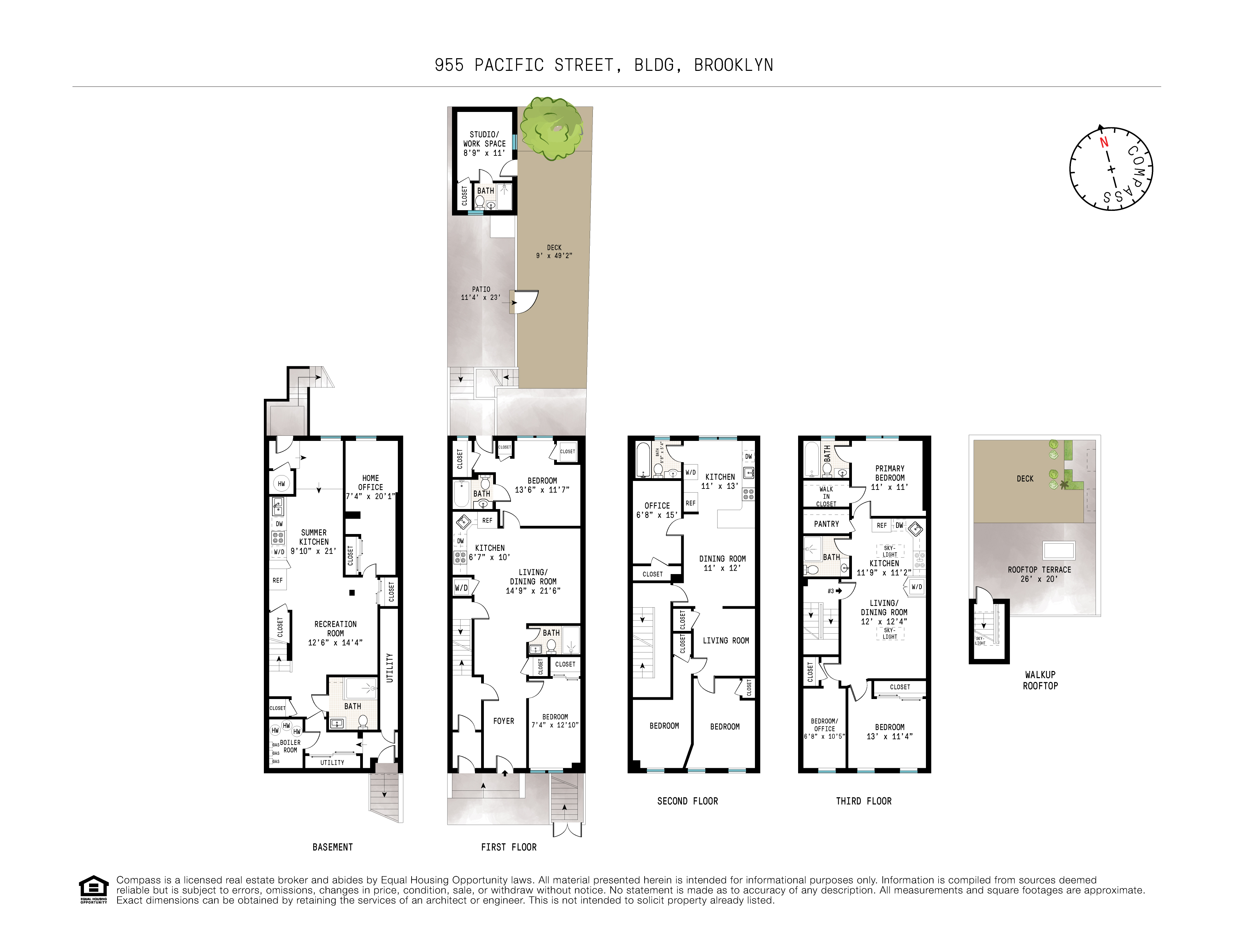 Floorplan for 955 Pacific Street