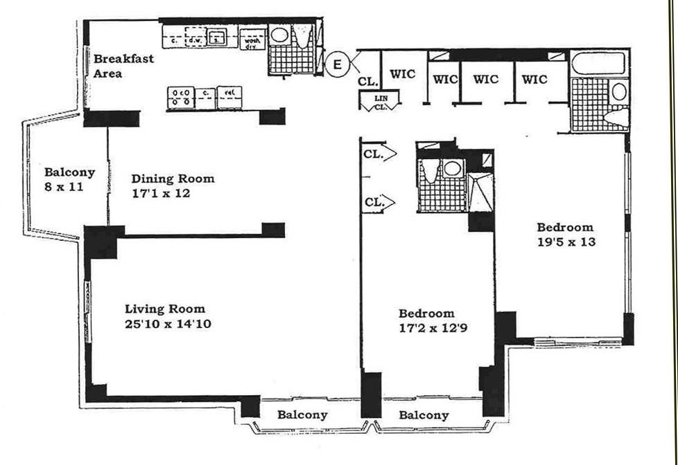 Floorplan for 269-10 Grand Central Parkway, 15-E