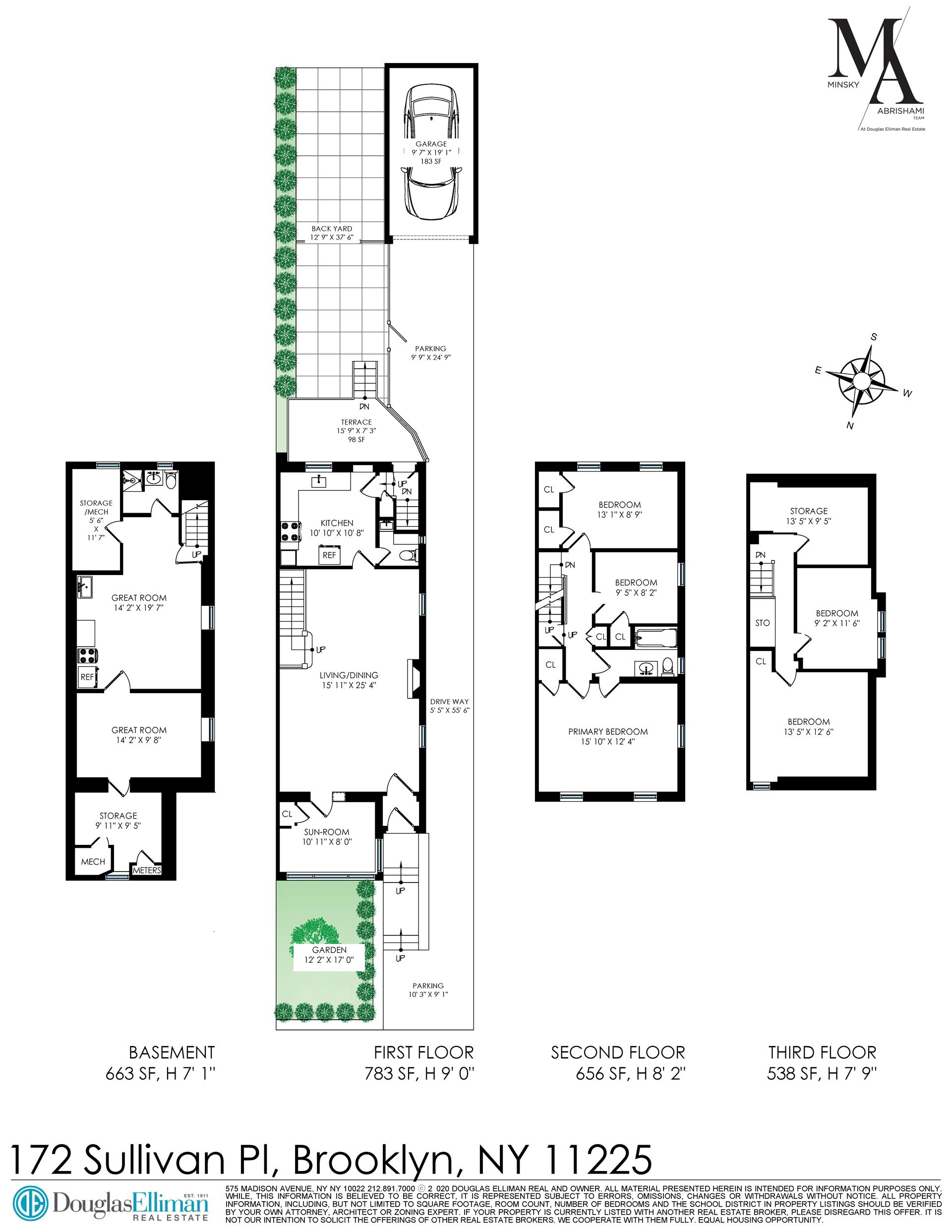 Floorplan for 172 Sullivan Place