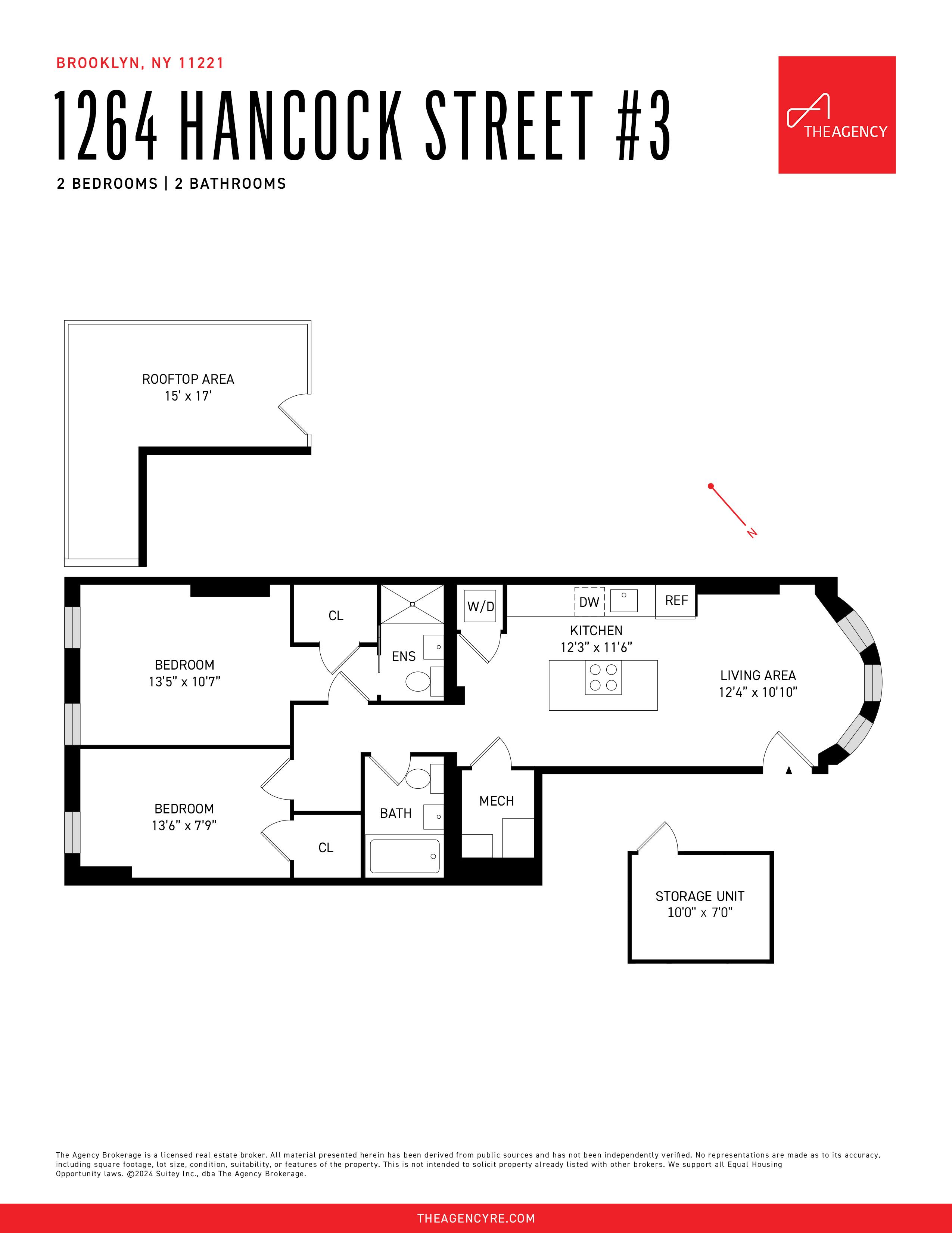 Floorplan for 1264 Hancock Street, 3