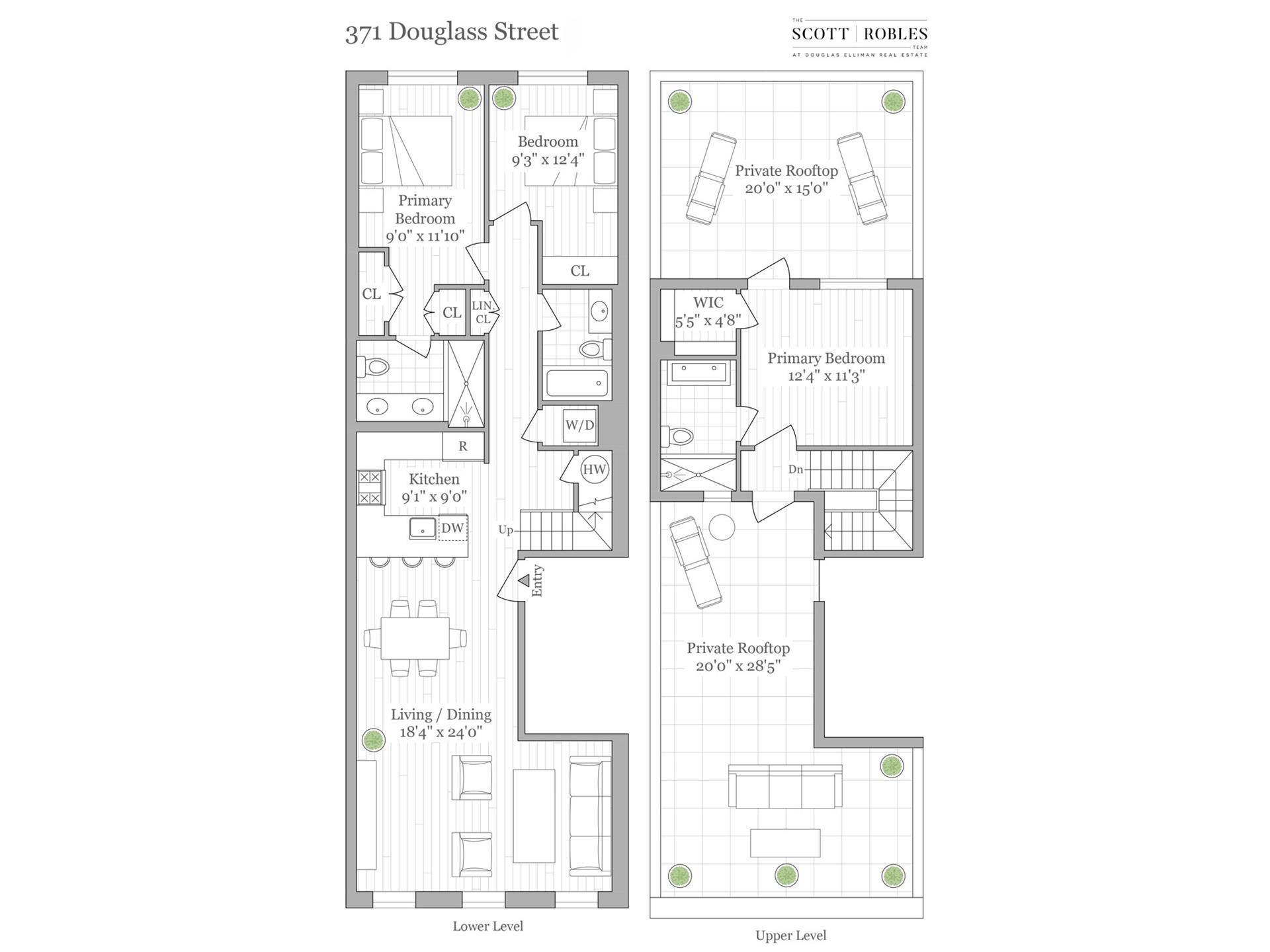 Floorplan for 371 Douglass Street, PH