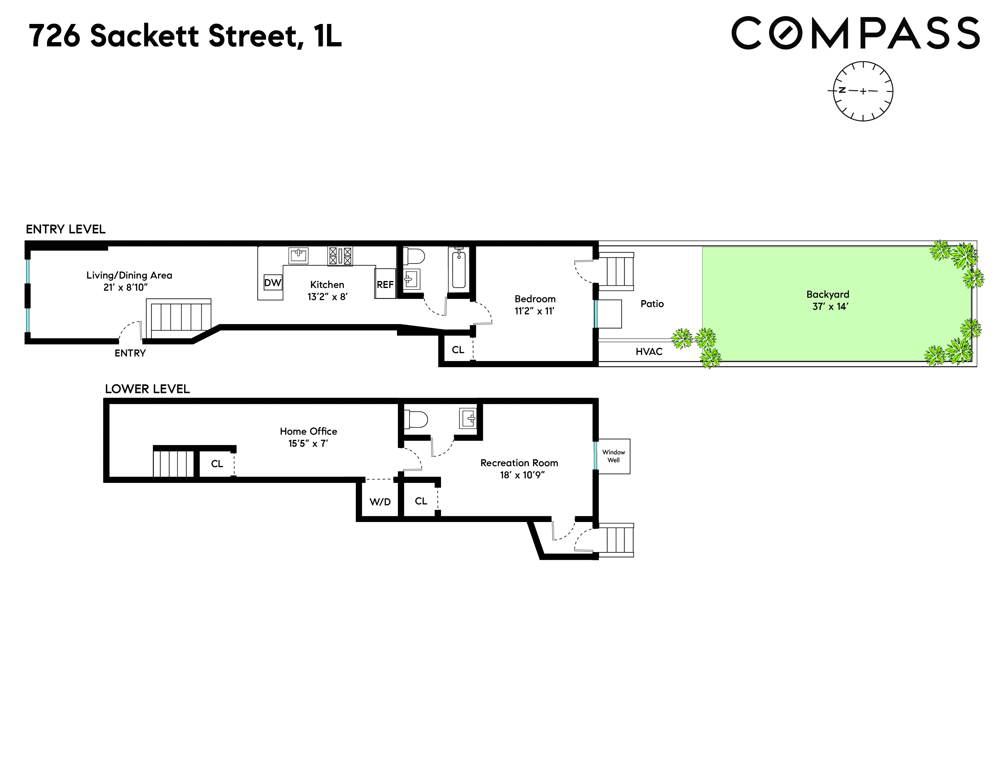 Floorplan for 726 Sackett Street, 1L