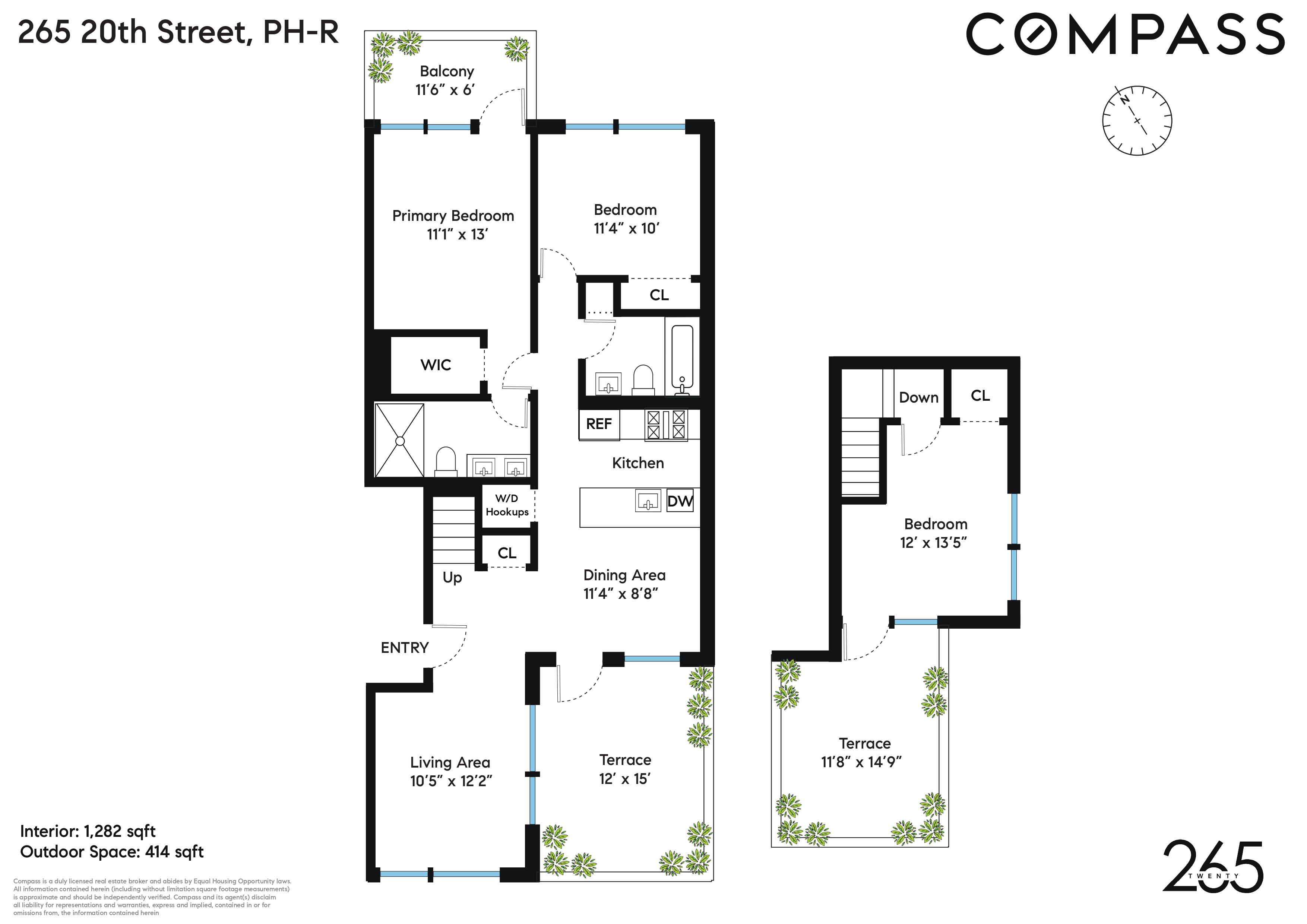 Floorplan for 265 20th Street, PHR