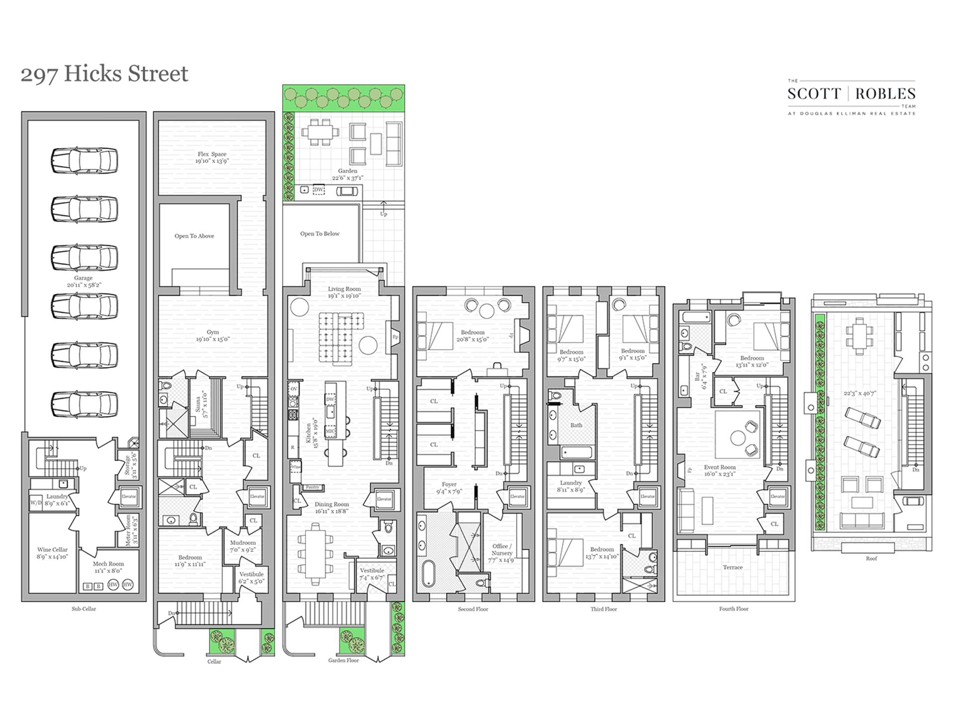 Floorplan for 299 Hicks Street