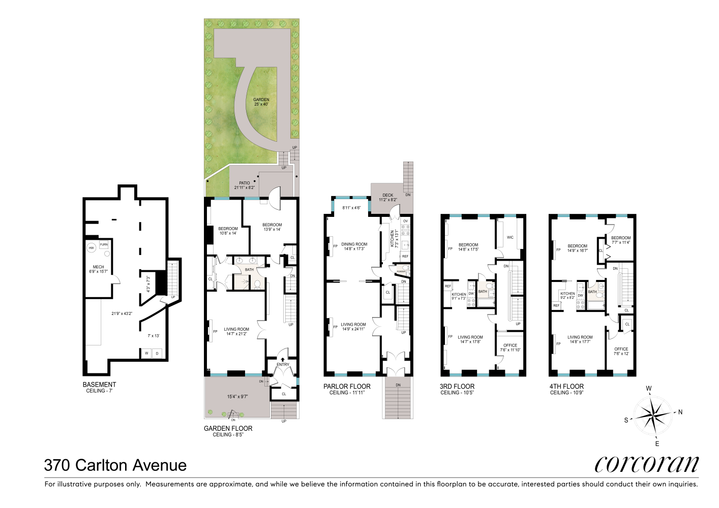 Floorplan for 370 Carlton Avenue