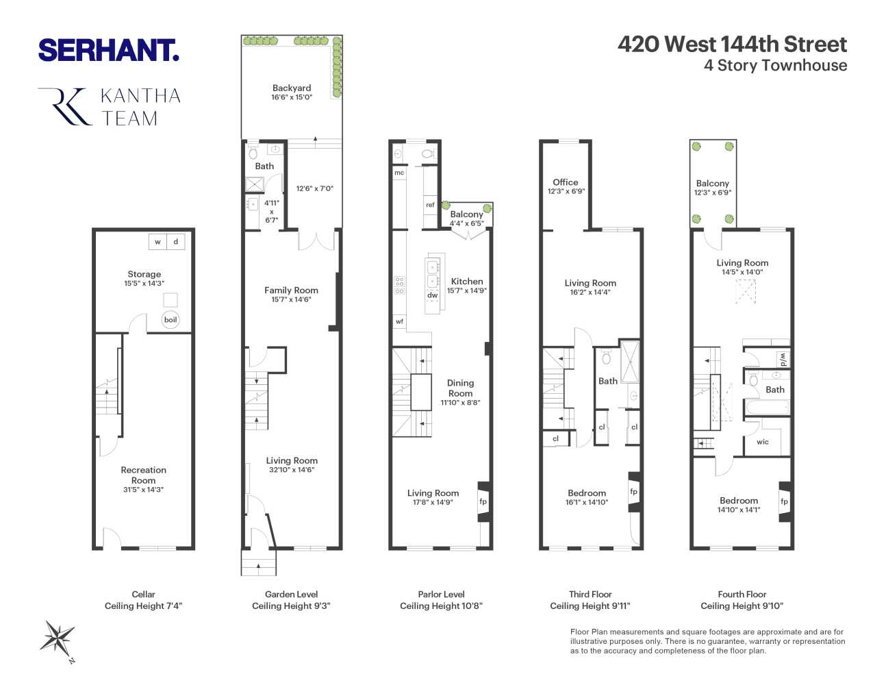 Floorplan for 420 West 144th Street