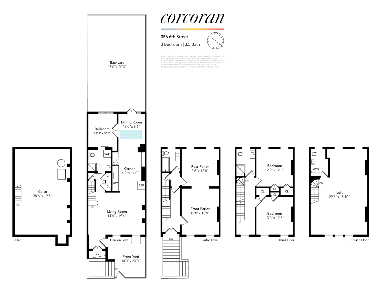 Floorplan for 356 6th Street