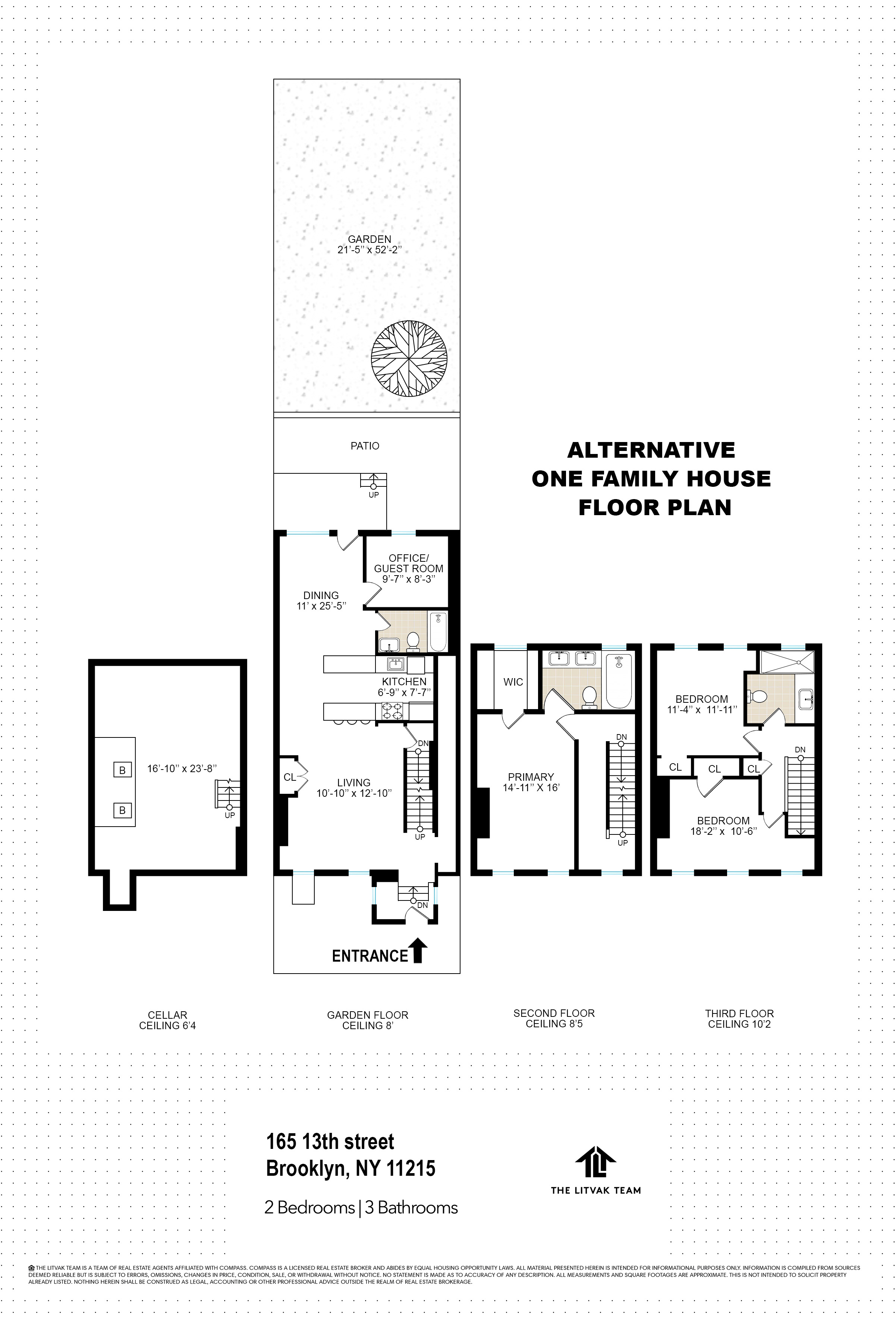 Floorplan for 165 13th Street