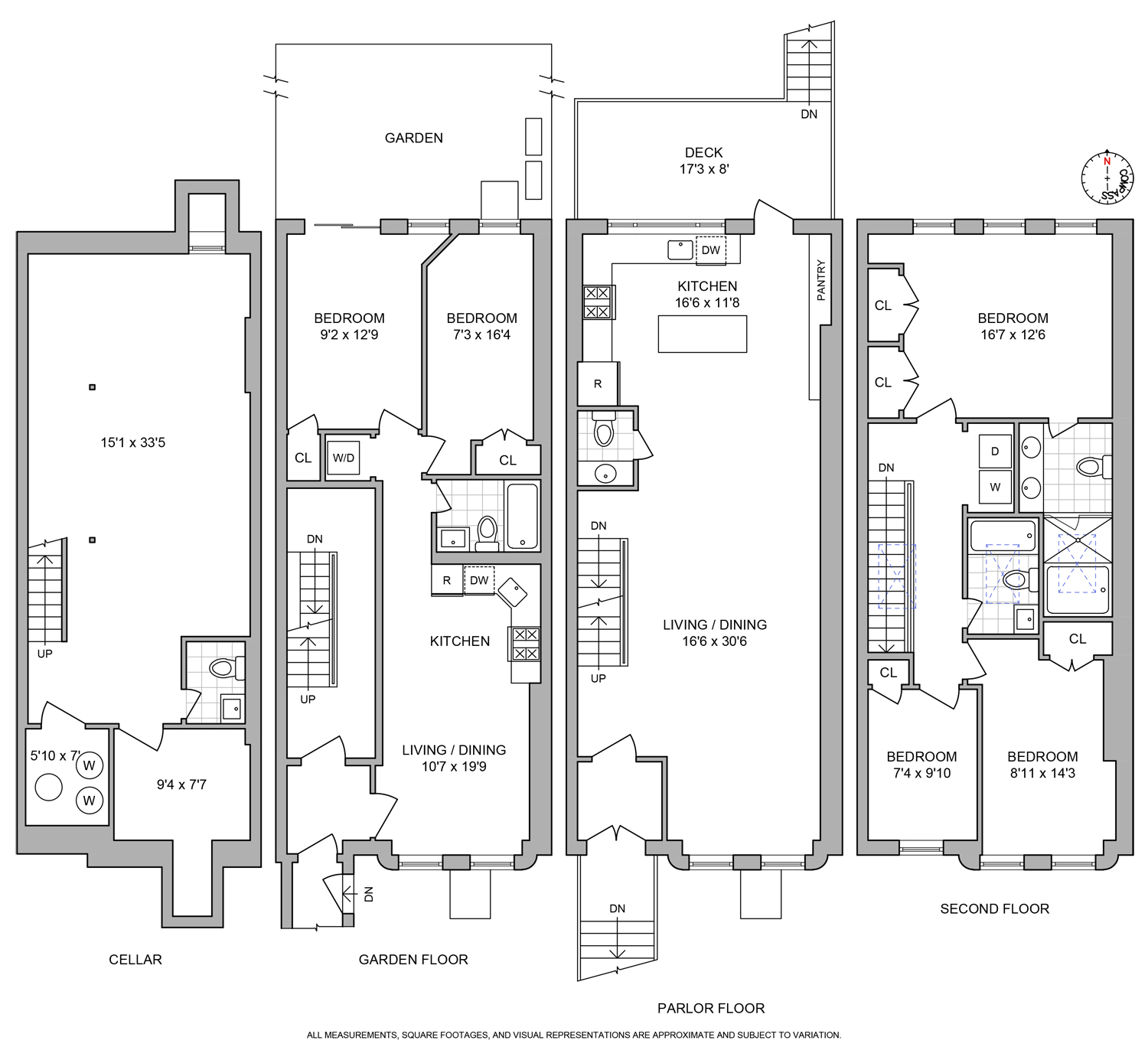 Floorplan for 695 Macon Street