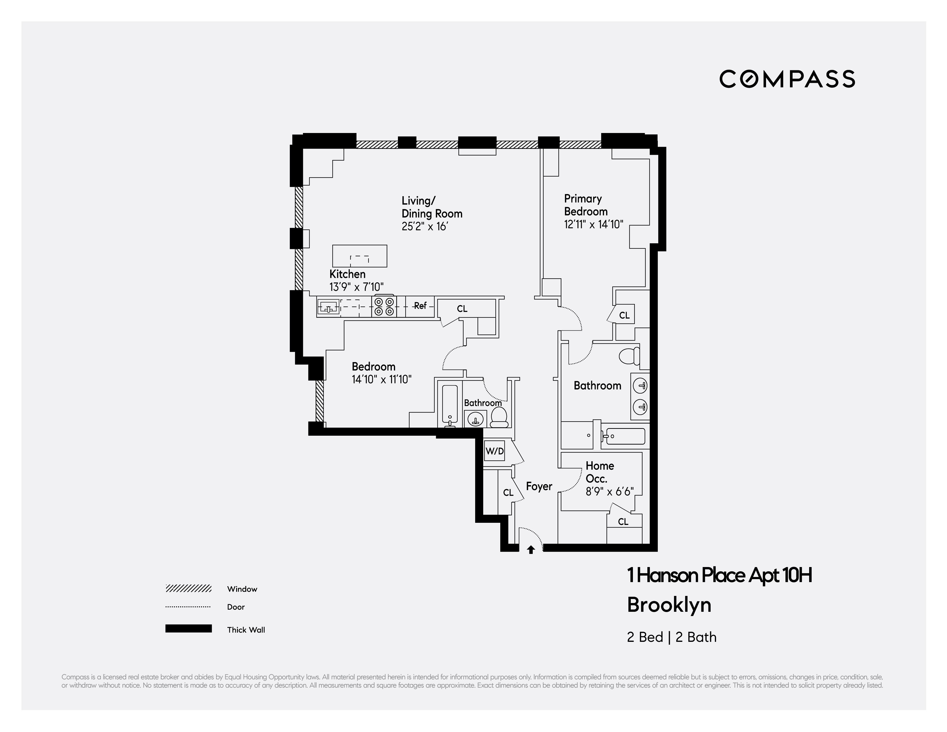 Floorplan for 1 Hanson Place, 10H