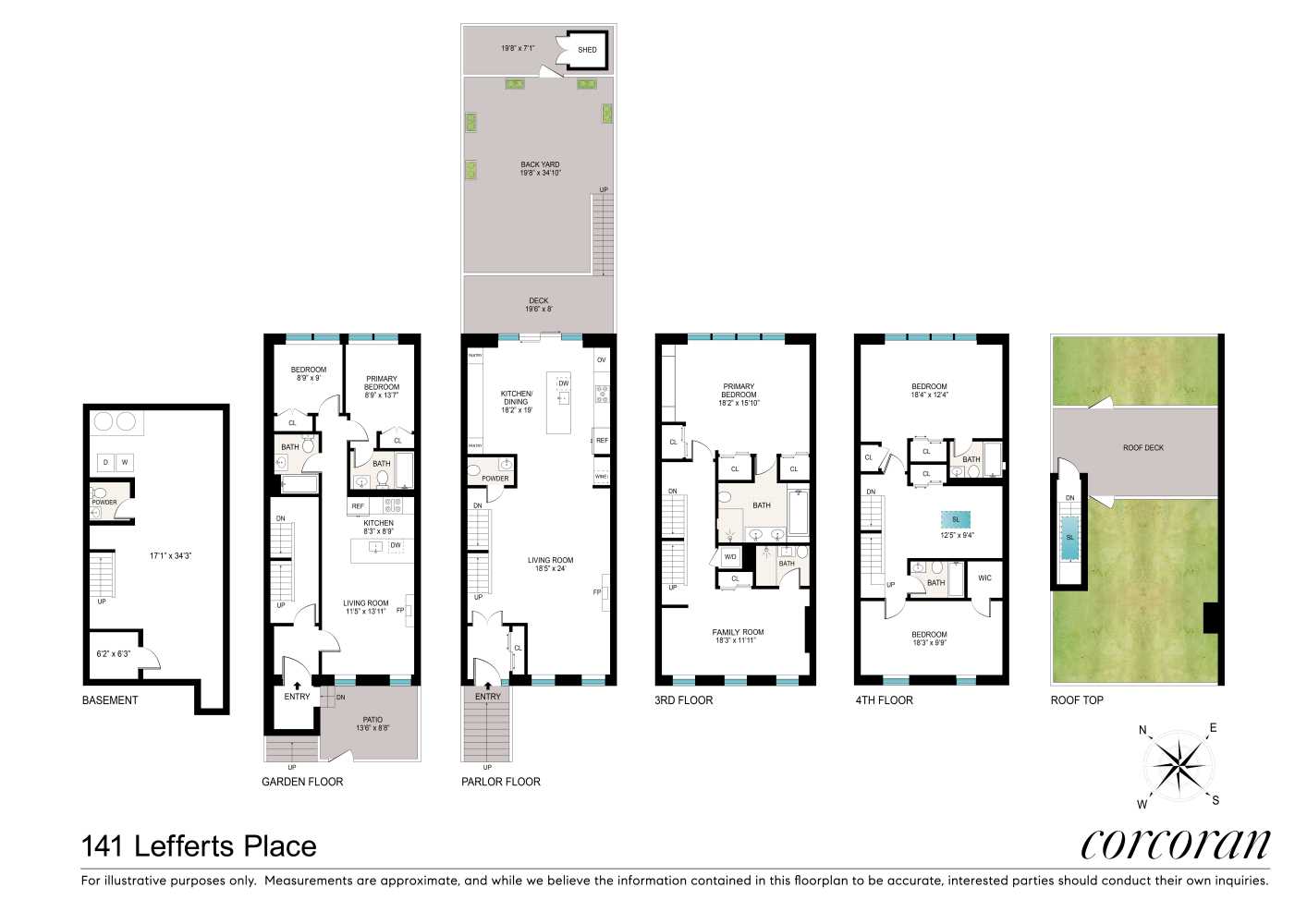 Floorplan for 141 Lefferts Place