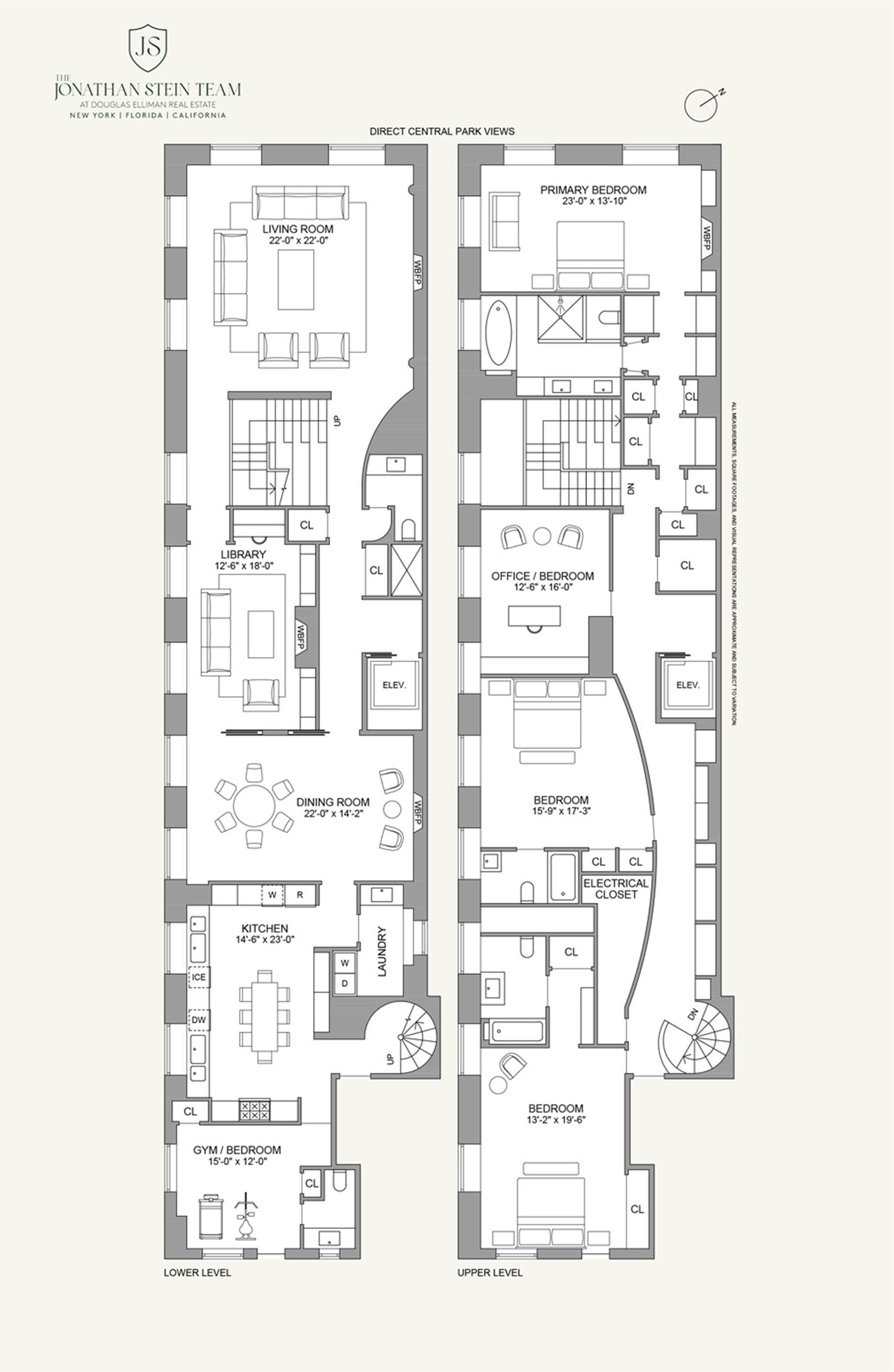 Floorplan for 950 5th Avenue, 3/4