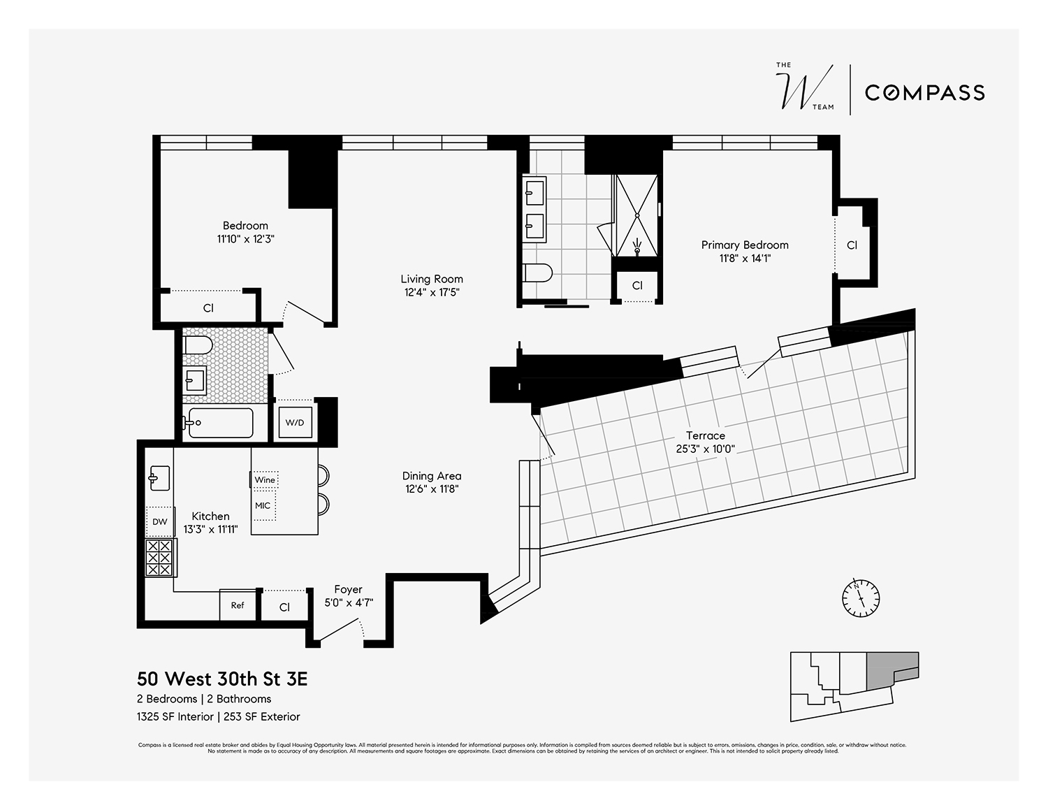 Floorplan for 50 West 30th Street, 3E