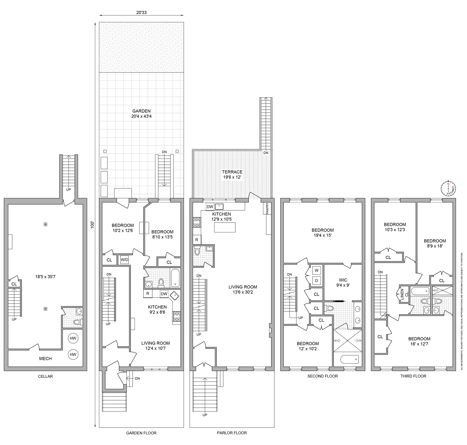 Floorplan for 1403 Pacific Street