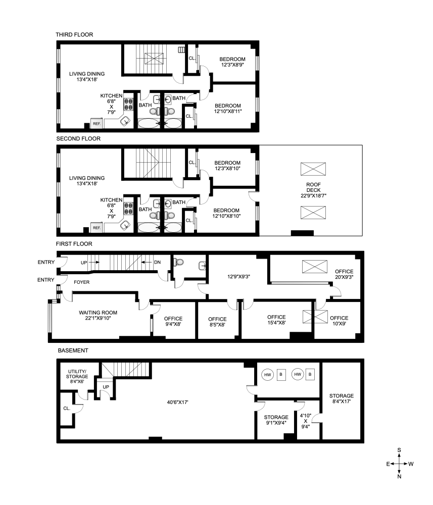 Floorplan for 1118 Bedford Avenue, MIXEDUSE