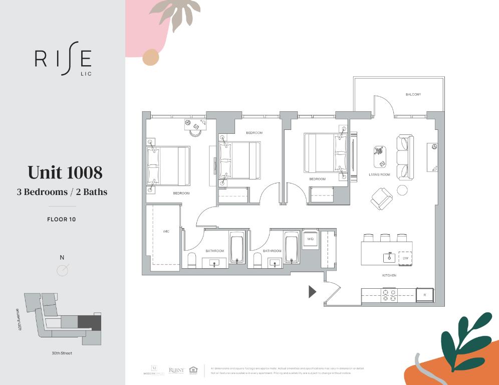 Floorplan for 29-17 40th Avenue, 1008