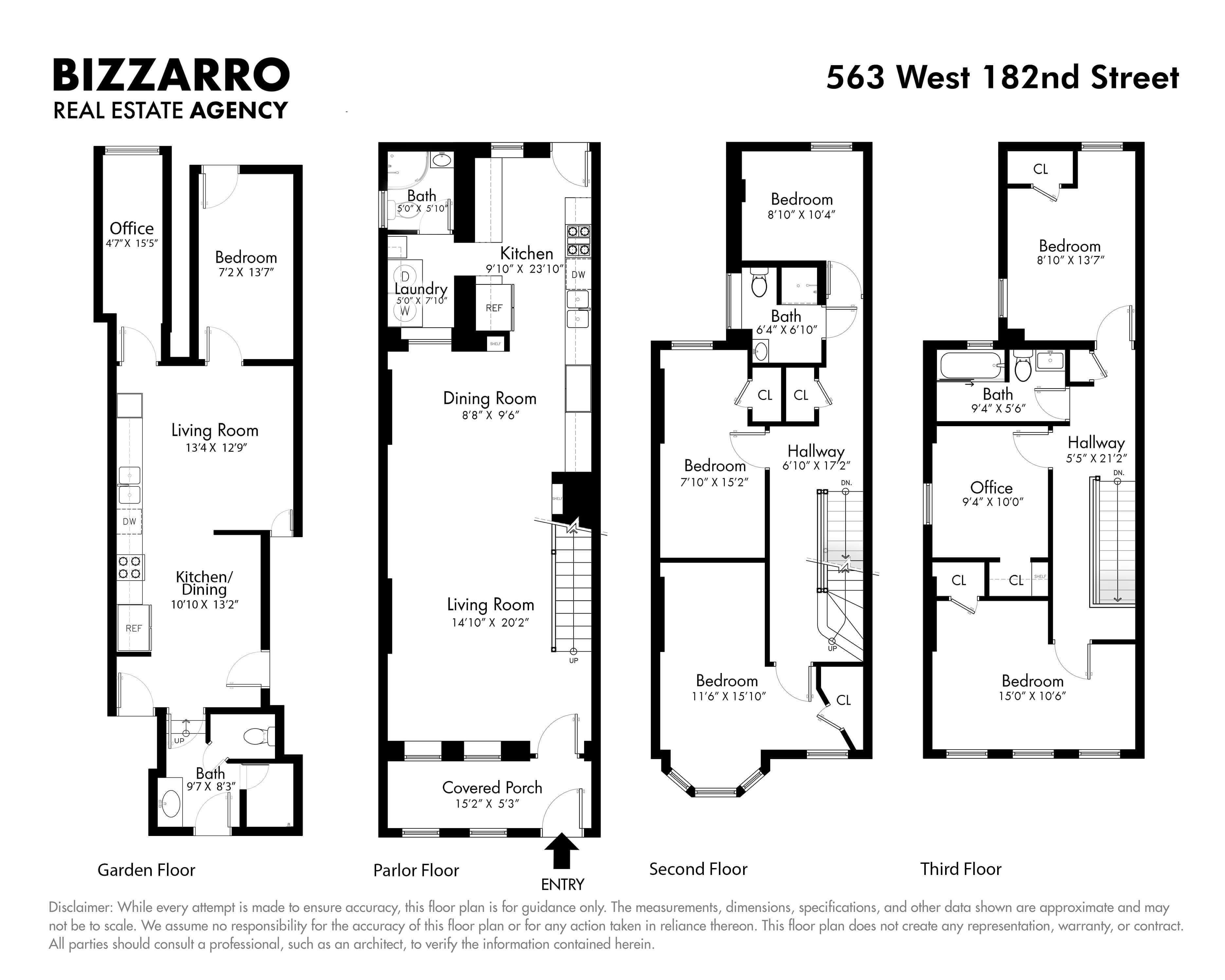 Floorplan for 563 West 182nd Street