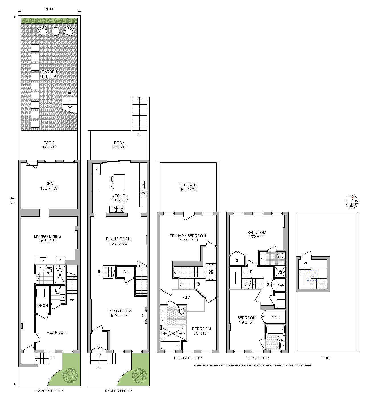 Floorplan for 167 Putnam Avenue, MF