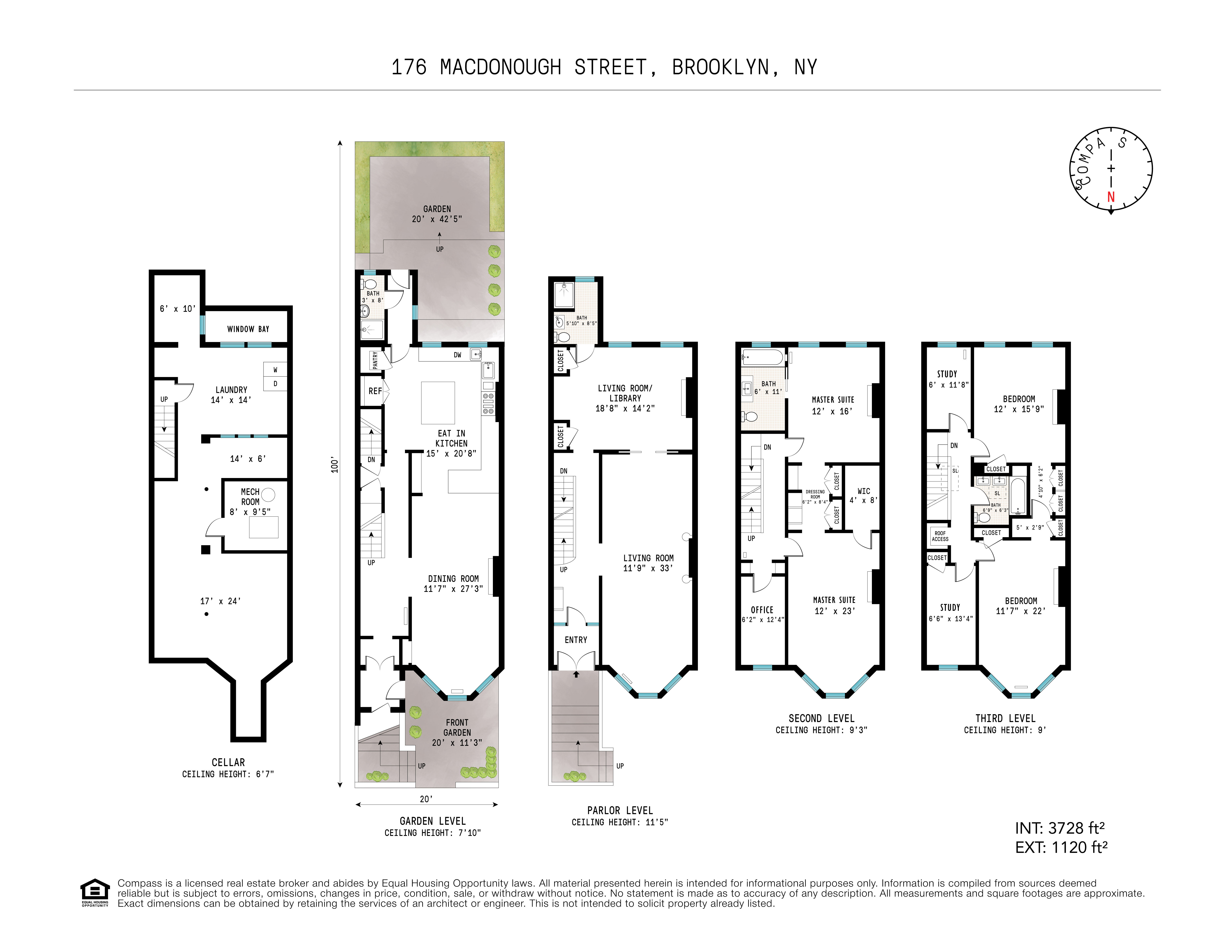 Floorplan for 176 Mac Donough Street