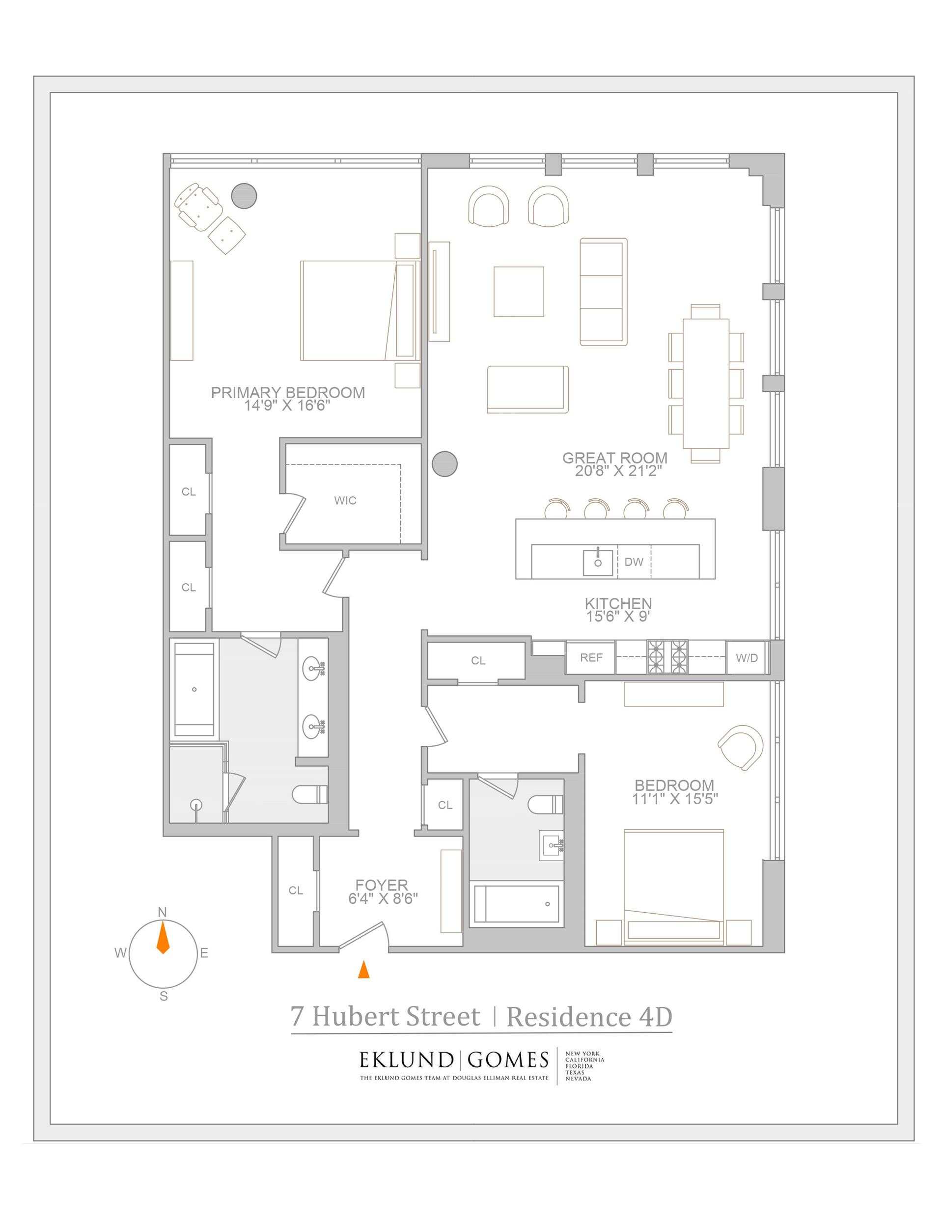 Floorplan for 7 Hubert Street, 4D