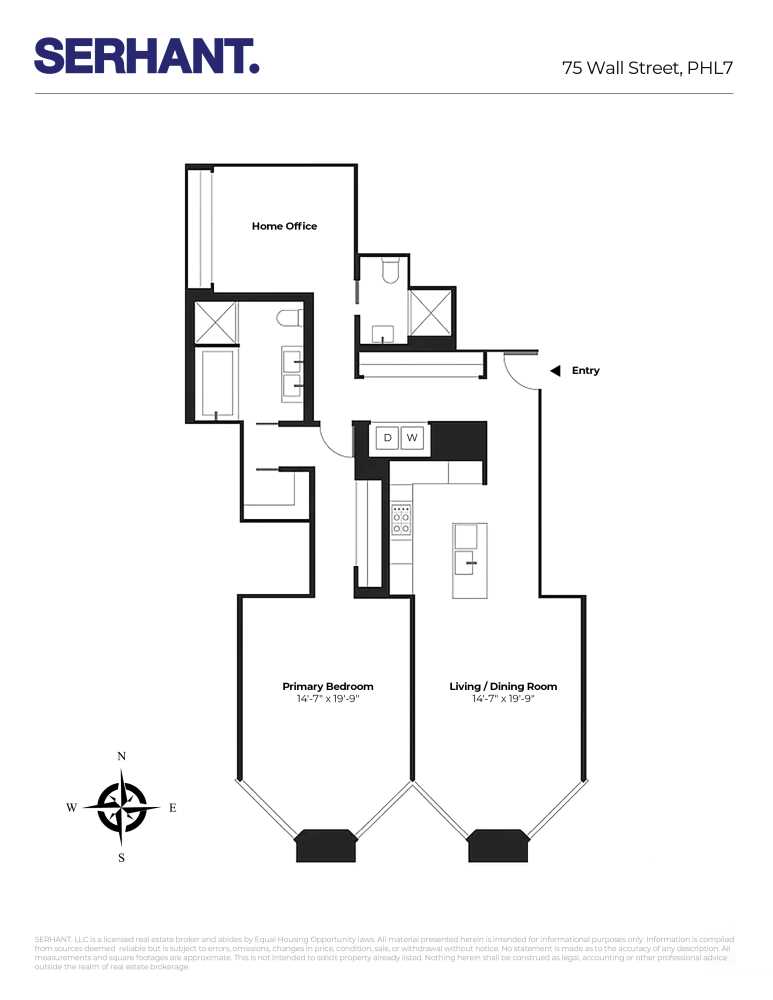 Floorplan for 75 Wall Street, PHL7