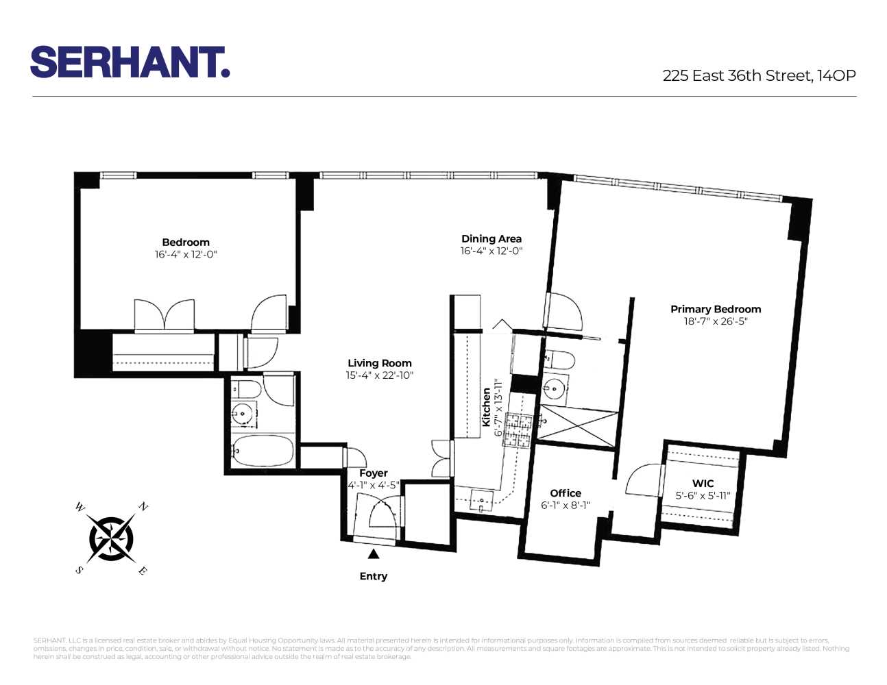 Floorplan for 225 East 36th Street, 14OP