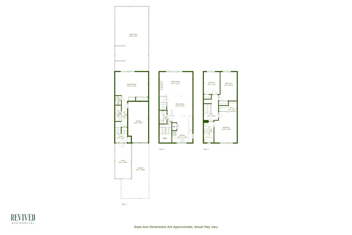 Floorplan for 2776 Mill Avenue