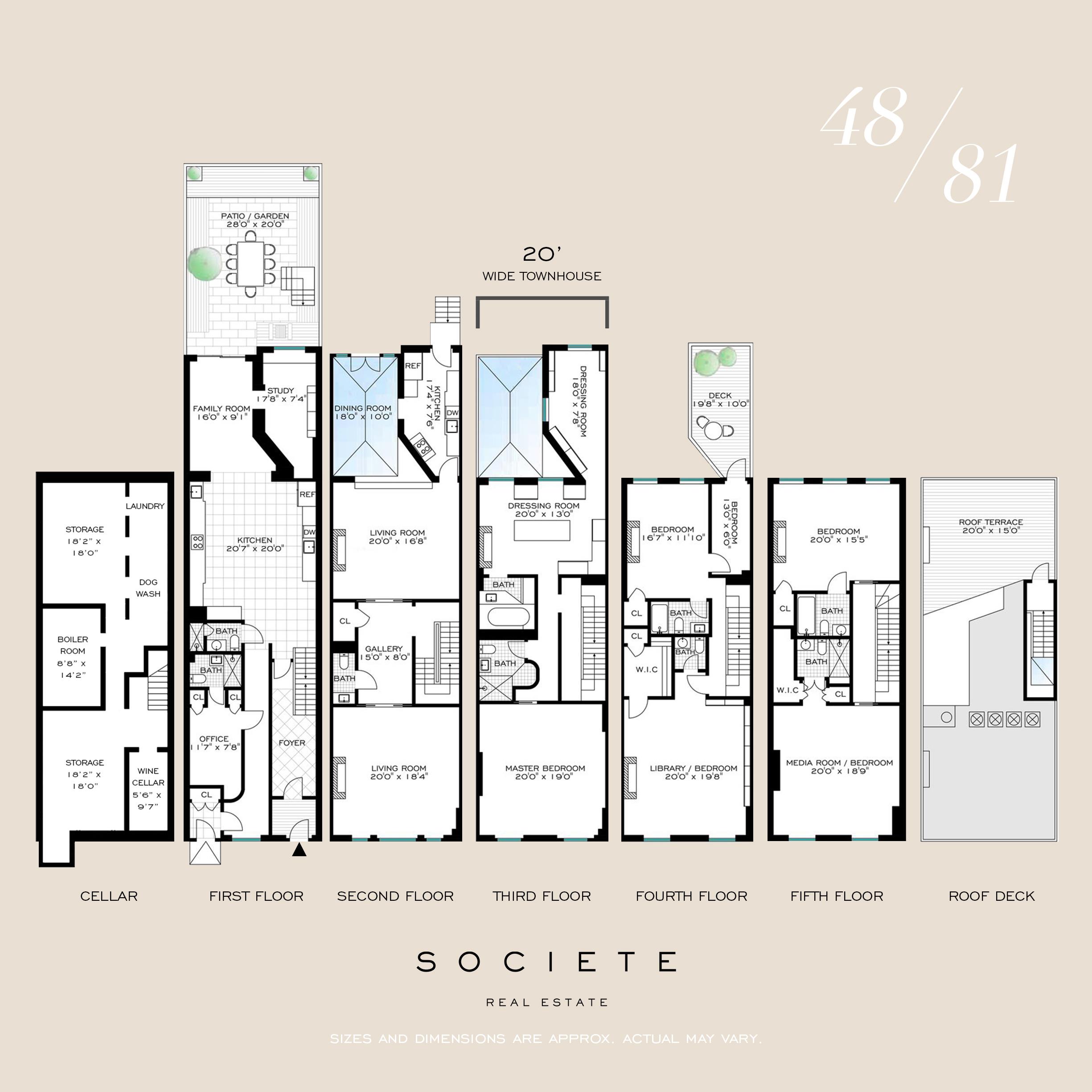 Floorplan for 48 East 81st Street